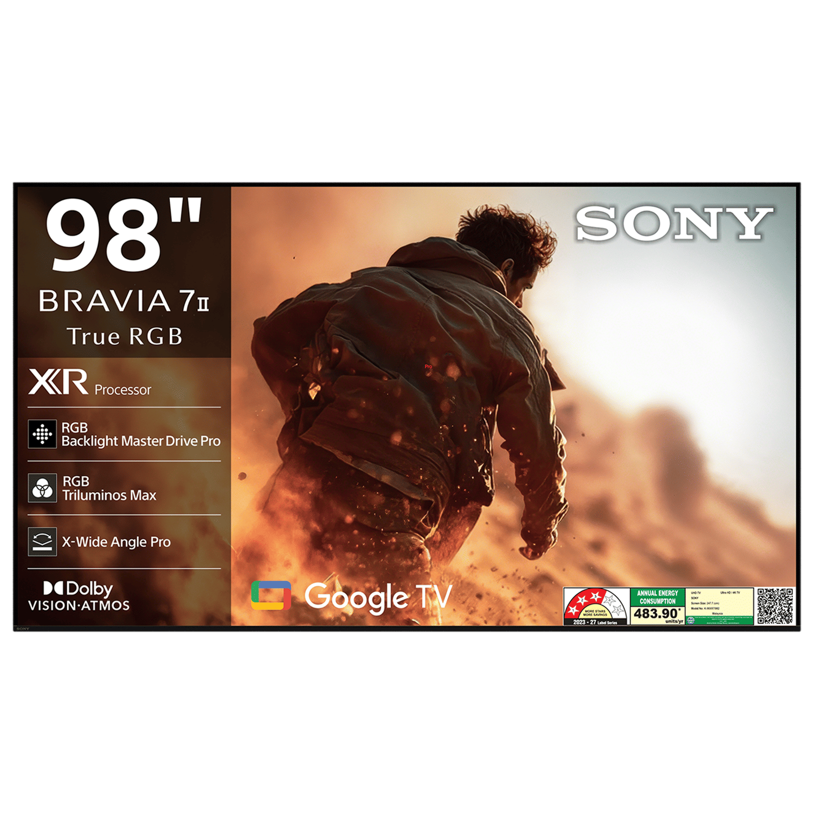 SONY BRAVIA 7II 248.92 cm (98 inch) 3 Star 4K Ultra HD LED Smart Google TV with Google Voice Assistant (2026 model) SONY BRAVIA 7II 248.92 cm (98 inch) 3 Star 4K Ultra HD LED Smart Google TV with Google Voice Assistant (2026 model)_1