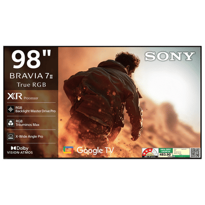 SONY BRAVIA 7II 248.92 cm (98 inch) 3 Star 4K Ultra HD LED Smart Google TV with Google Voice Assistant (2026 model)