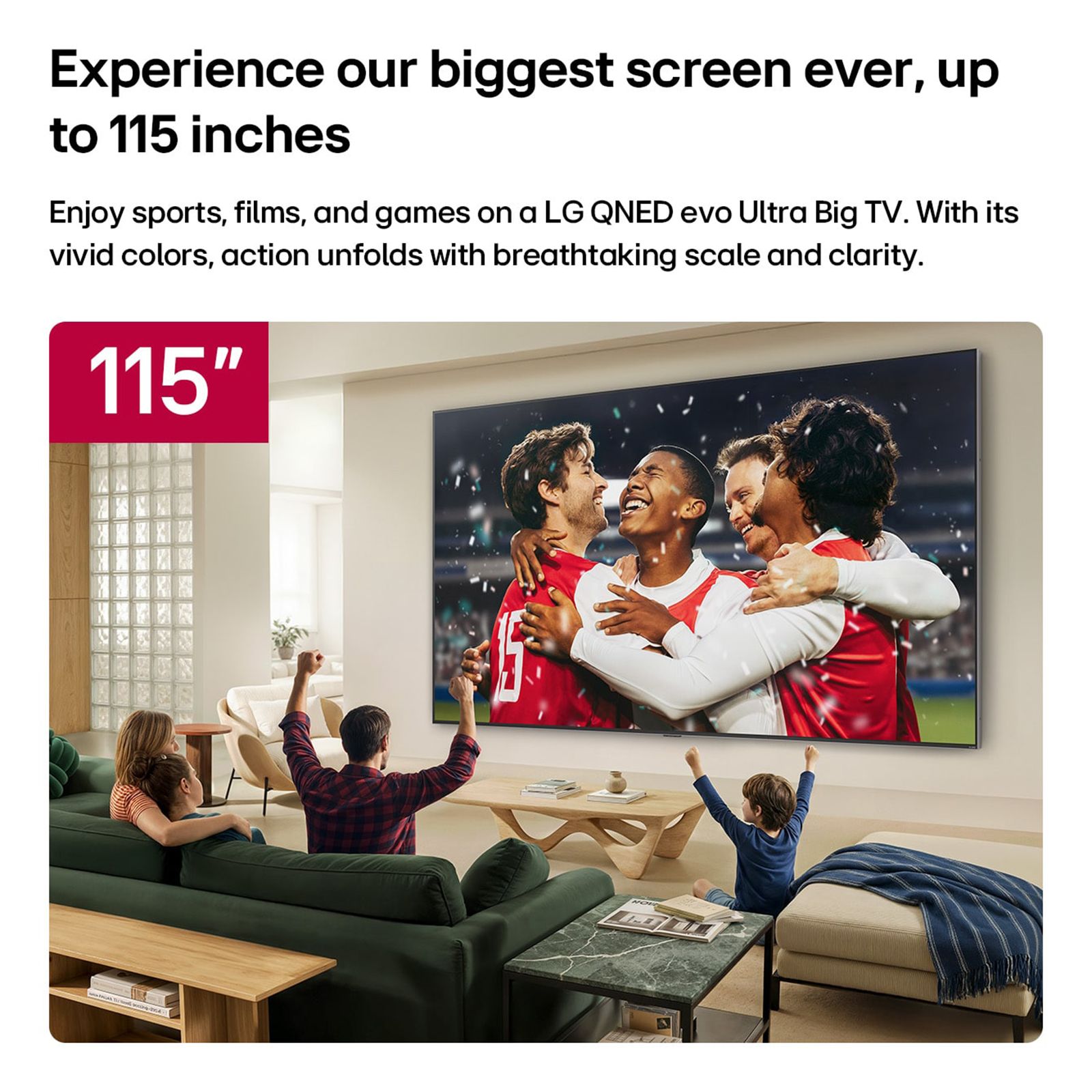 LG evo AI 292 cm (115 inch) 1 Star QNED Mini LED 4K Ultra HD Smart webOS TV with Dolby Vision (2026 model)_5