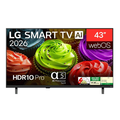 LG LB65 108 cm (43 inch) 2 Star Full HD LED Smart WebOS 26 TV with Dolby Atmos & Google Gemini AI Voice (2026 model)