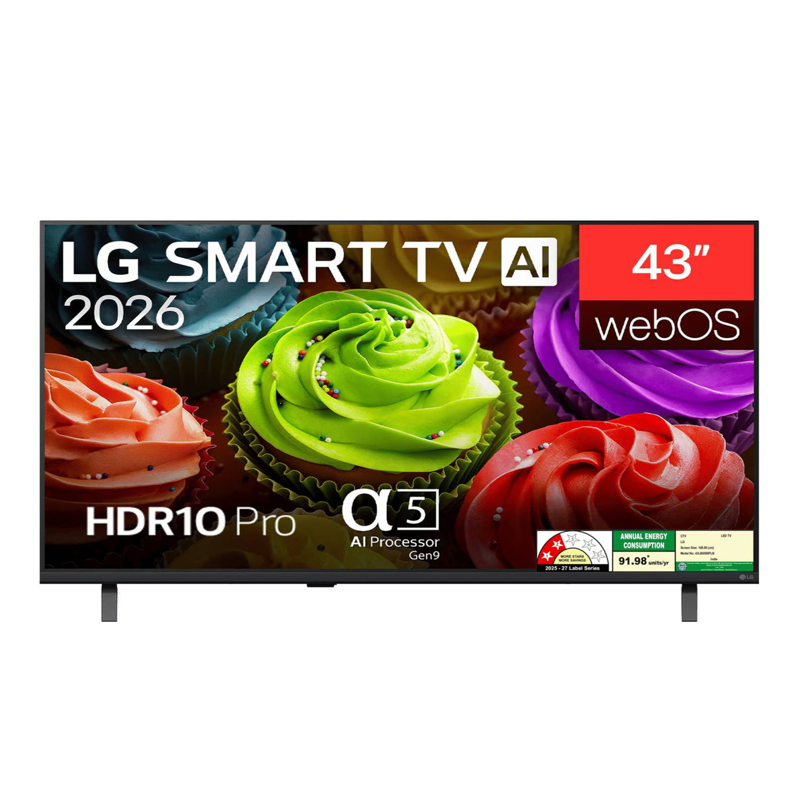 LG LB65 108 cm (43 inch) 2 Star Full HD LED Smart WebOS 26 TV with Dolby Atmos & Google Gemini AI Voice (2026 model) LG LB65 108 cm (43 inch) 2 Star Full HD LED Smart WebOS 26 TV with Dolby Atmos & Google Gemini AI Voice (2026 model)_1