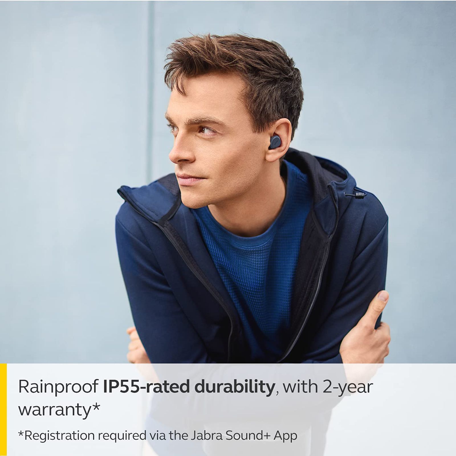 Jabra Elite 3 TWS Earbuds with Passive Noise Cancellation (IP55 Water Resistant, 28 Hours Playback, Navy Blue) Jabra Elite 3 TWS Earbuds with Passive Noise Cancellation (IP55 Water Resistant, 28 Hours Playback, Navy Blue)_10