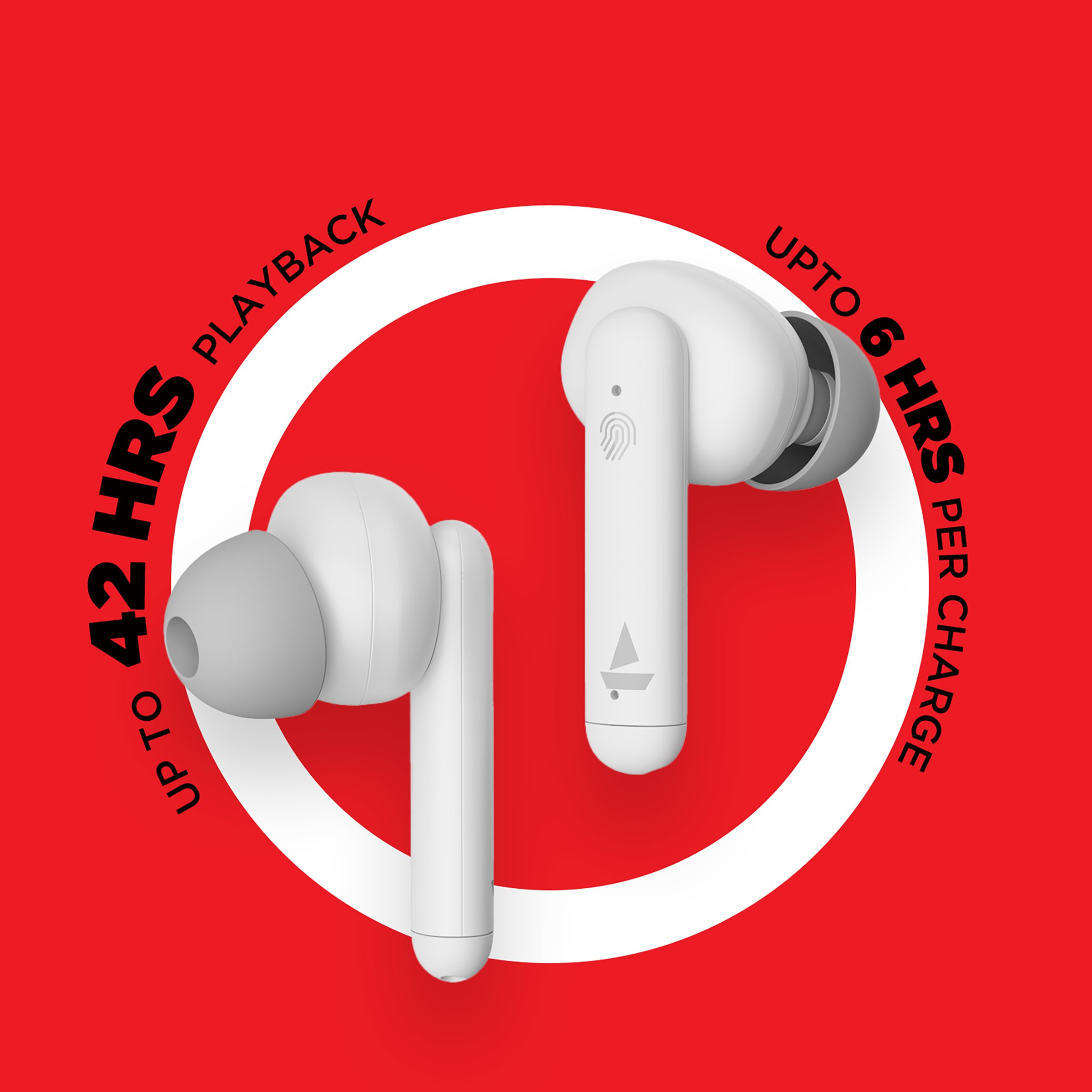boAt Airdopes 148 TWS Earbuds with Environmental Noise Cancellation (IPX4 Sweat & Water Resistant, 42 Hours Playtime, White Purity)_8