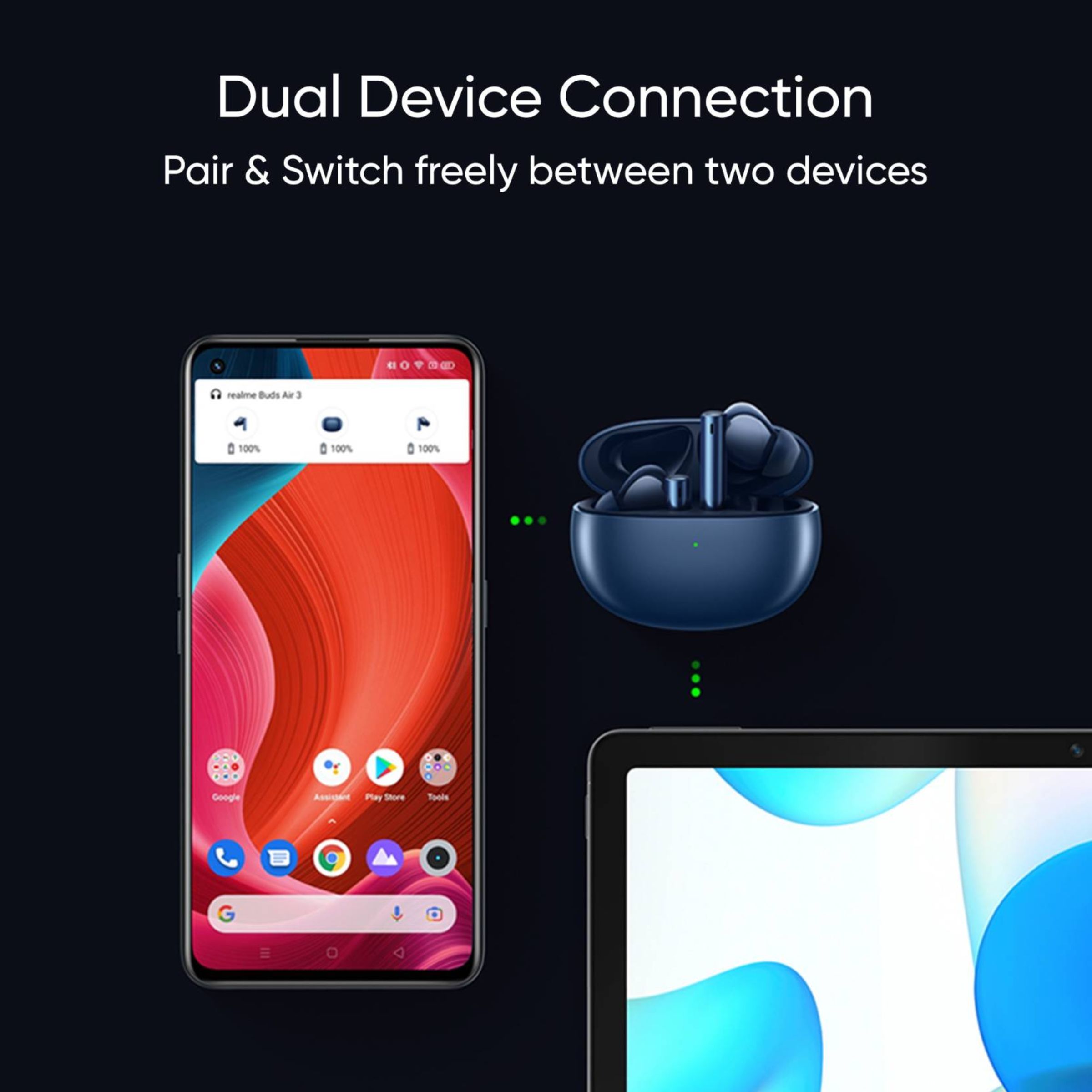 realme Buds Air 3 RMA2105 TWS Earbuds with Active Noise Cancellation (IPX5 Water Resistant, 30 Hours Playtime, Starry Blue) realme Buds Air 3 RMA2105 TWS Earbuds with Active Noise Cancellation (IPX5 Water Resistant, 30 Hours Playtime, Starry Blue)_8