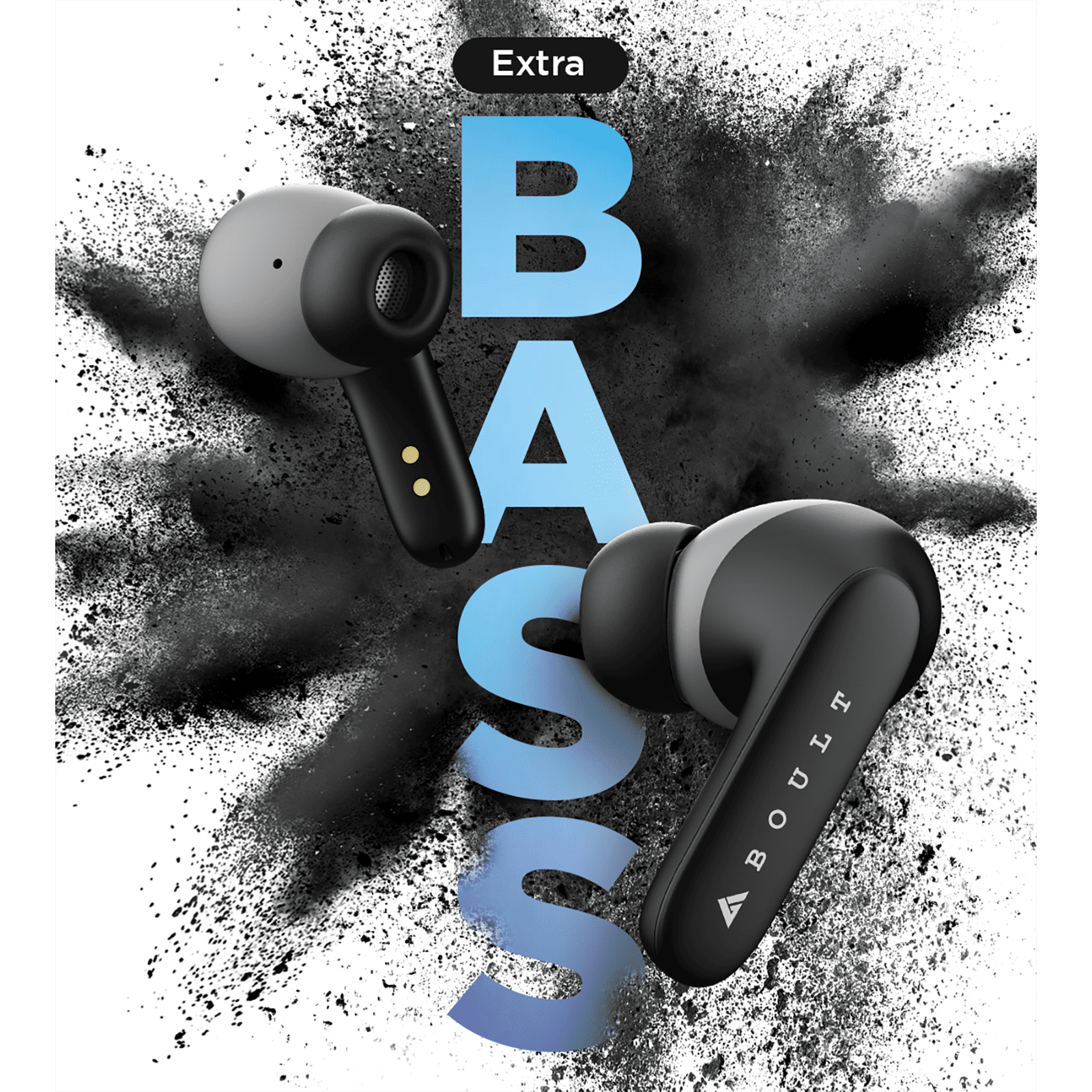 GOBOULT AirBass Y1 TWS Earbuds (IPX5 Water Resistant, Upto 40 Hours Playback, Black) GOBOULT AirBass Y1 TWS Earbuds (IPX5 Water Resistant, Upto 40 Hours Playback, Black)_15