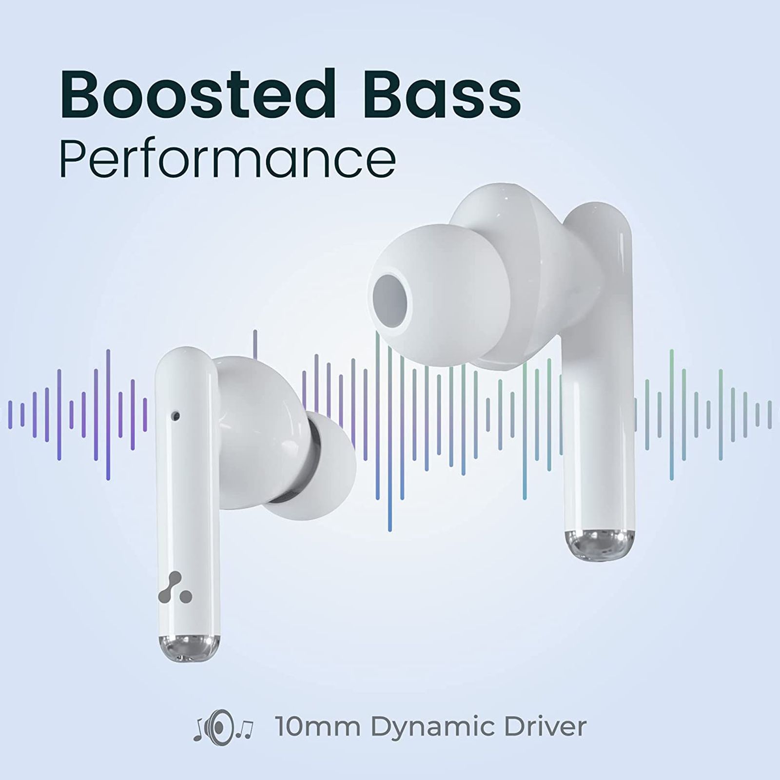 ambrane Dots 38 TWS Earbuds (IPX4 Water Resistant, 19 Hours Playtime, White)_5