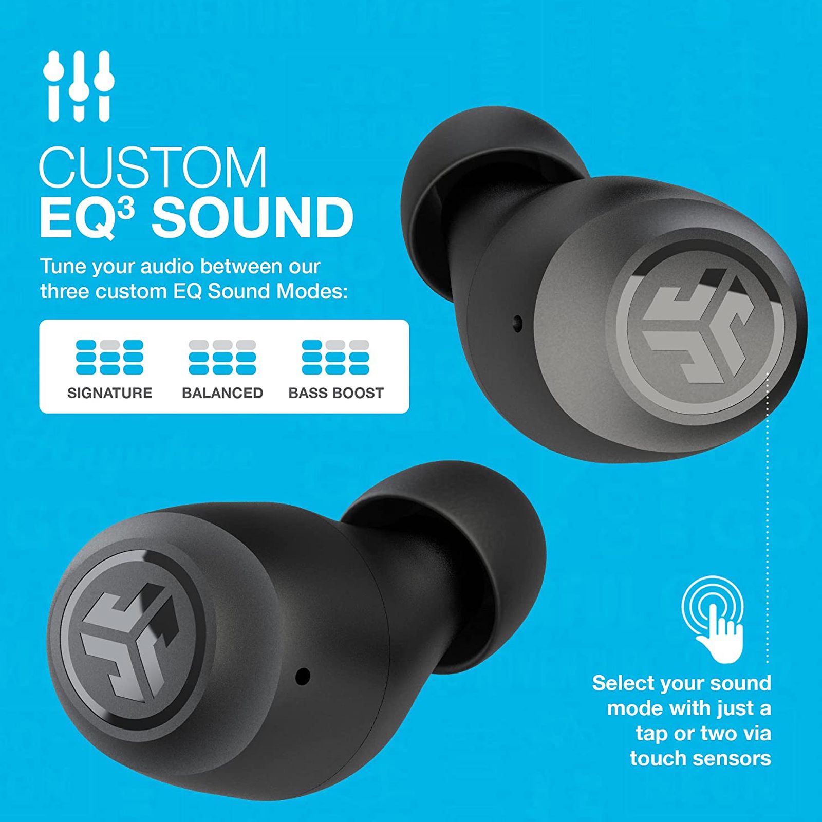 JLAB Go Air Pop IEUEBGAIRPOPRBLK12 TWS Earbuds (IPX4 Sweat & Water Resistant, 32 Hours Playback, Black) JLAB Go Air Pop IEUEBGAIRPOPRBLK12 TWS Earbuds (IPX4 Sweat & Water Resistant, 32 Hours Playback, Black)_8