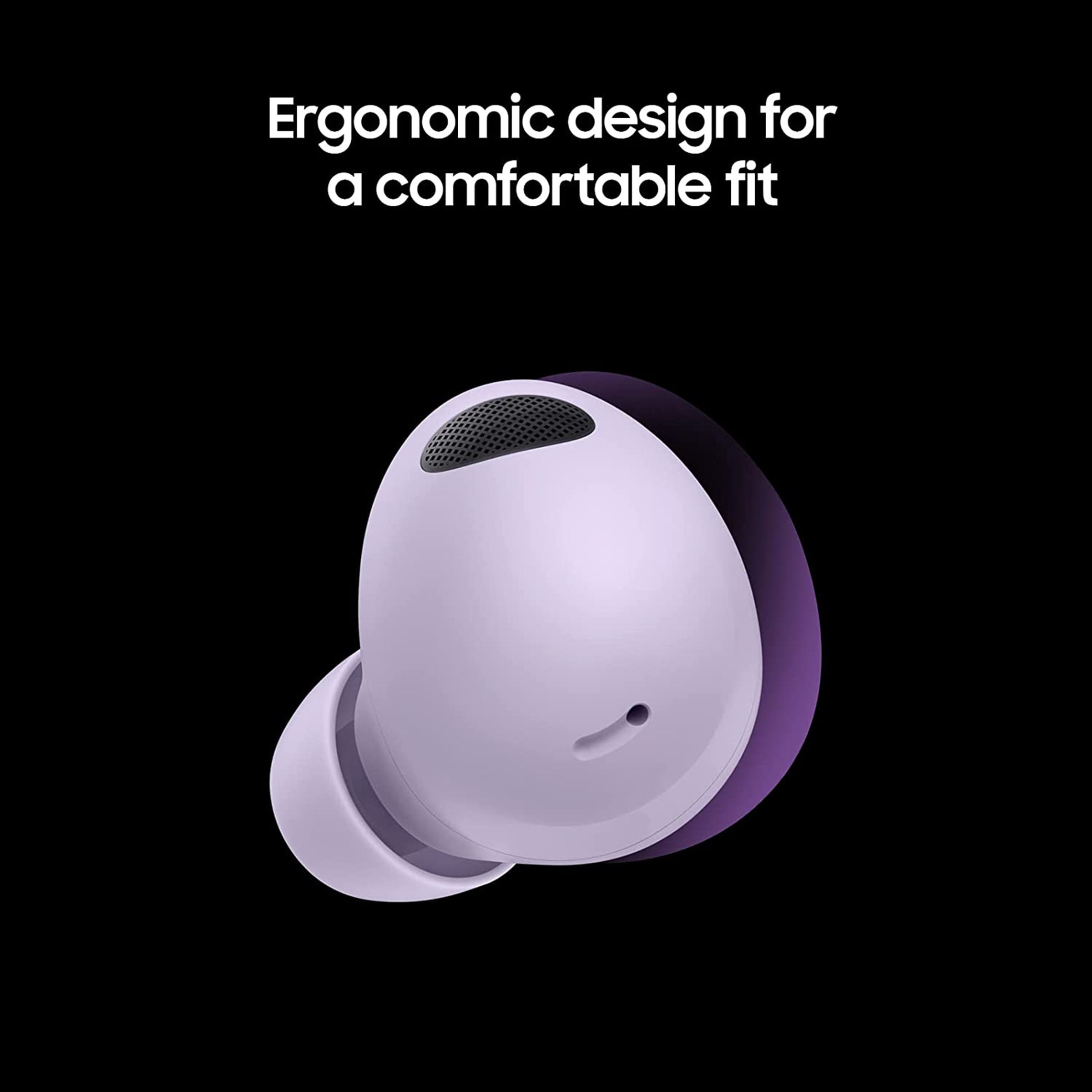 SAMSUNG Galaxy Buds2 Pro In-Ear Active Noise Cancellation Truly Wireless Earbuds with Mic (Bluetooth 5.3, IPX7 Water Resistance, R510N, Bora Purple)_6