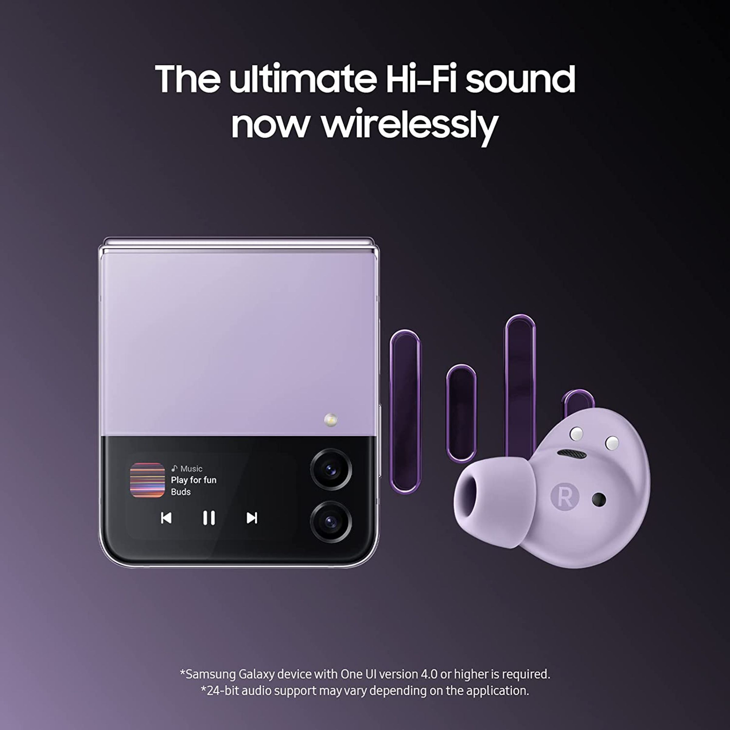 SAMSUNG Galaxy Buds2 Pro In-Ear Active Noise Cancellation Truly Wireless Earbuds with Mic (Bluetooth 5.3, IPX7 Water Resistance, R510N, Bora Purple)_3