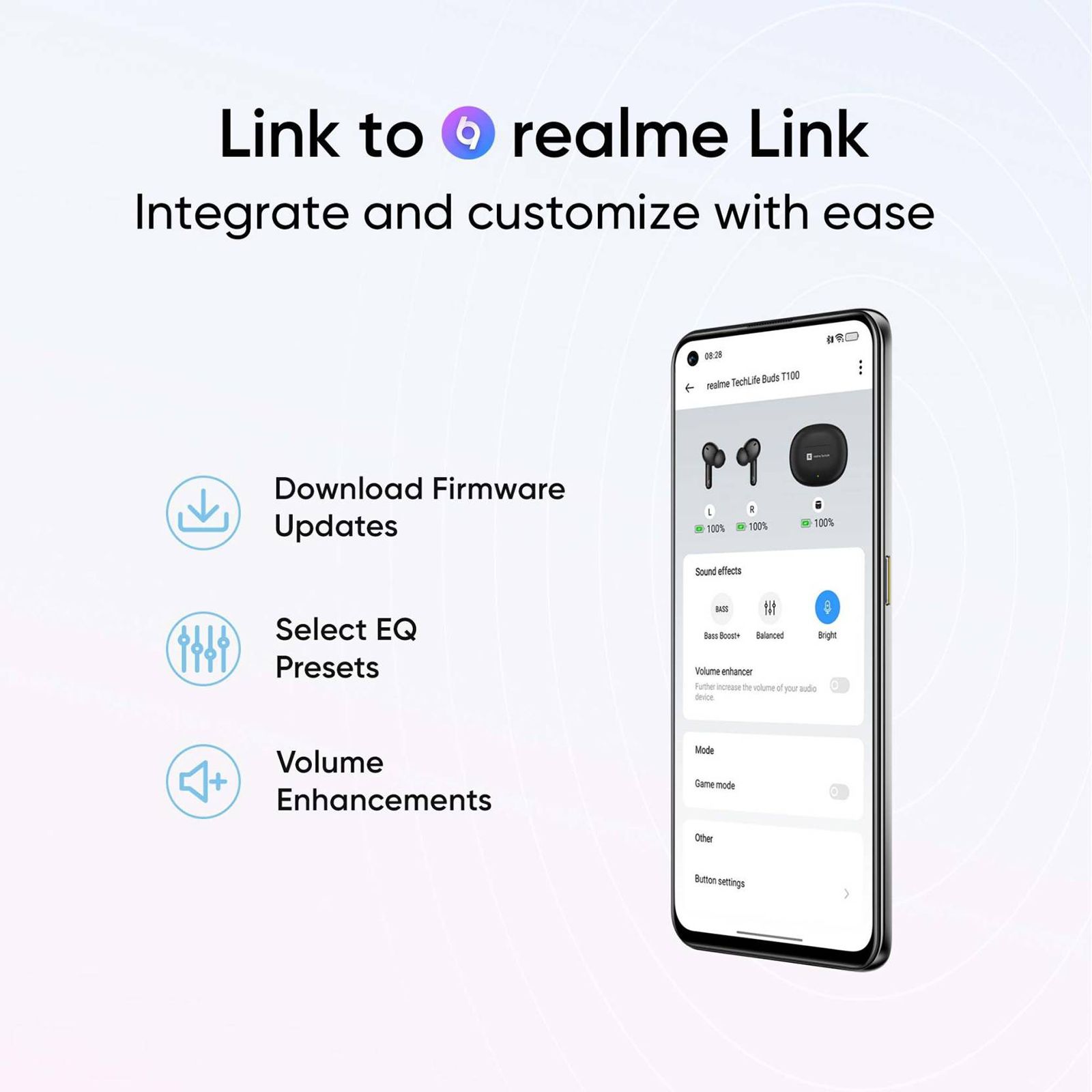 realme Techlife T100 Earbuds with AI Environment Noise Cancellation (IPX5 Water Resistant, Google Fast Pair, Black) realme Techlife T100 Earbuds with AI Environment Noise Cancellation (IPX5 Water Resistant, Google Fast Pair, Black)_9