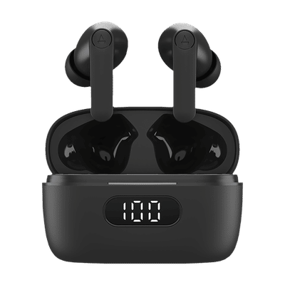 boAt Airdopes 121 Pro TWS Earbuds with Environmental Noise Cancellation Technology (IPX4 Water Resistance, ASAP Charge, Black)