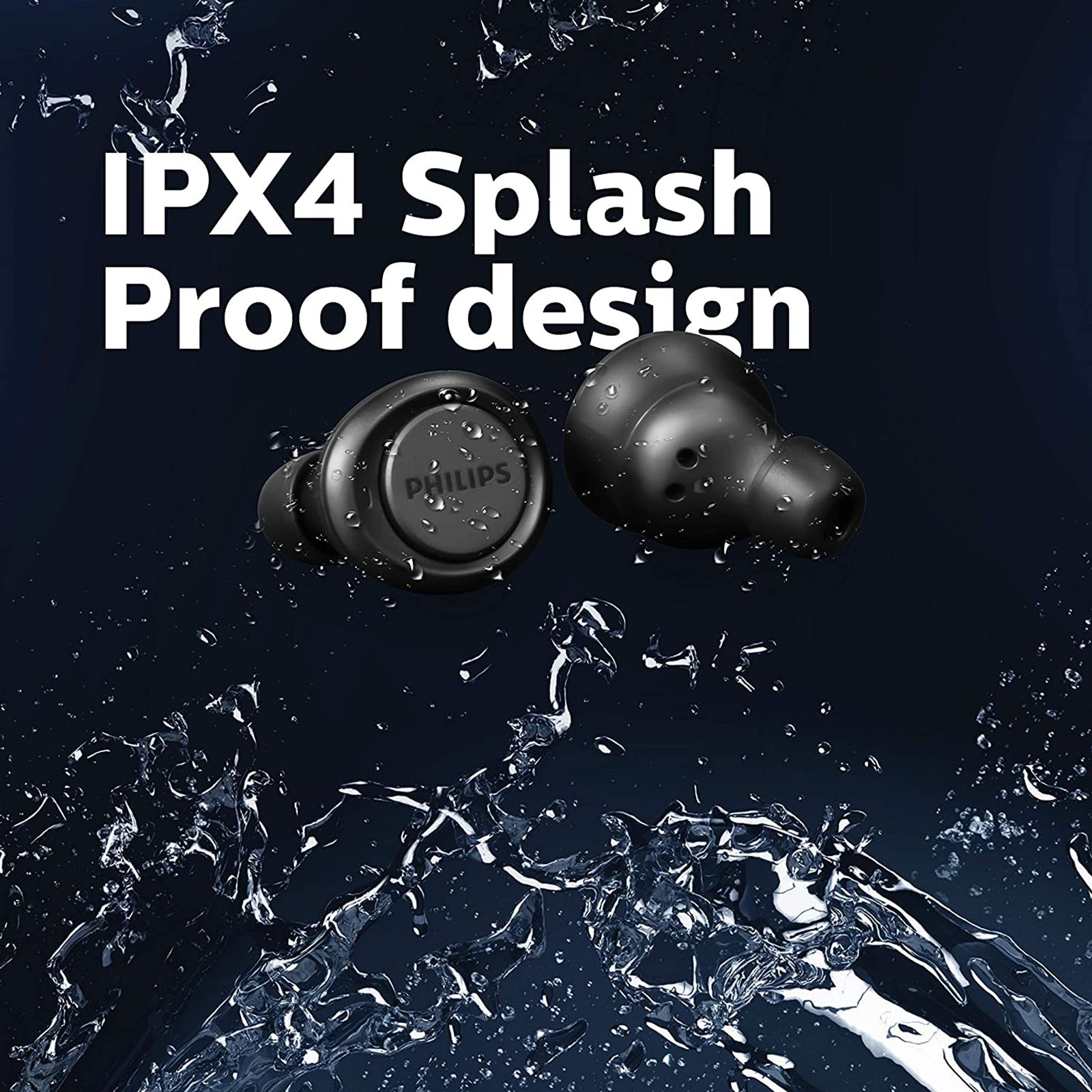 PHILIPS TAT1215 TWS Earbuds (IPX4 Splash & Sweat Resistant, Upto 18 Hours Playback, Black) PHILIPS TAT1215 TWS Earbuds (IPX4 Splash & Sweat Resistant, Upto 18 Hours Playback, Black)_12