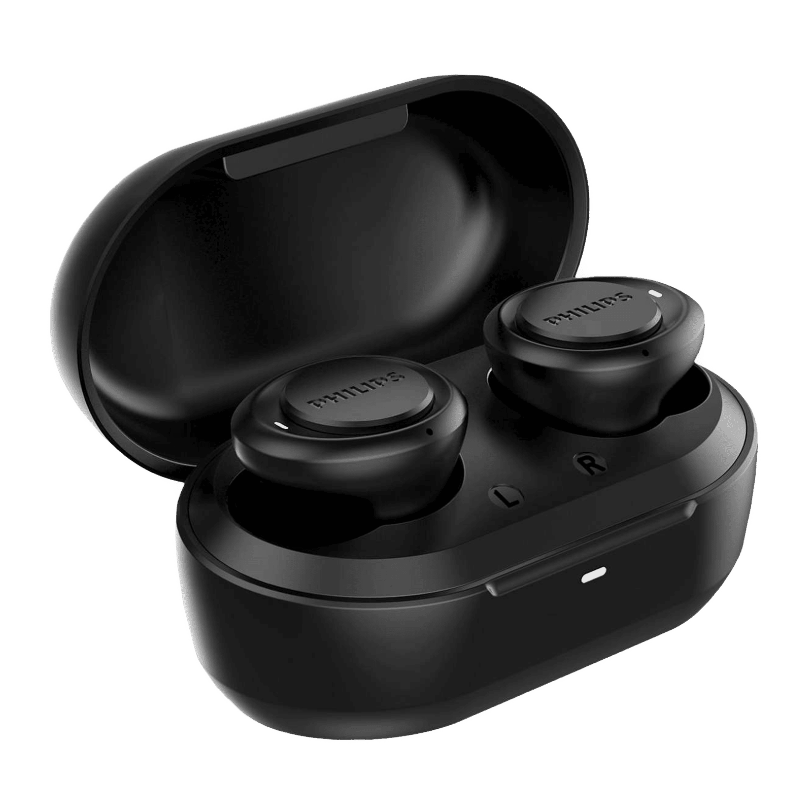 PHILIPS TAT1215 TWS Earbuds (IPX4 Splash & Sweat Resistant, Upto 18 Hours Playback, Black) PHILIPS TAT1215 TWS Earbuds (IPX4 Splash & Sweat Resistant, Upto 18 Hours Playback, Black)_1