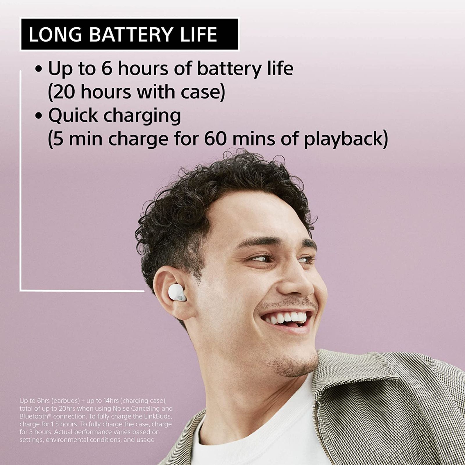 SONY LinkBuds S WF-LS900N/WCIN TWS Earbuds with Active Noise Cancellation (IPX4 Waterproof, 360 Reality Audio, White) SONY LinkBuds S WF-LS900N/WCIN TWS Earbuds with Active Noise Cancellation (IPX4 Waterproof, 360 Reality Audio, White)_9