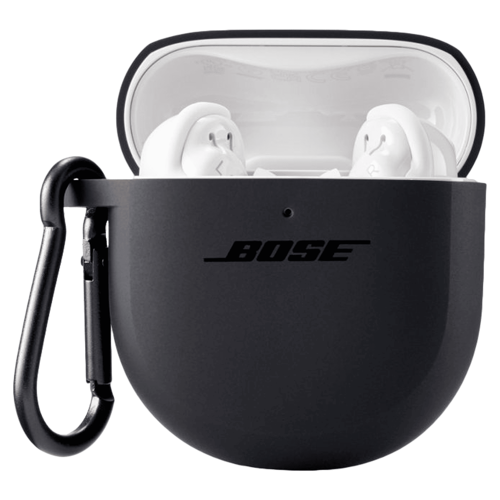 BOSE QuietComfort Full Case Cover (Metal Carabiner, QCII COVER BLKWW, Triple Black)_3