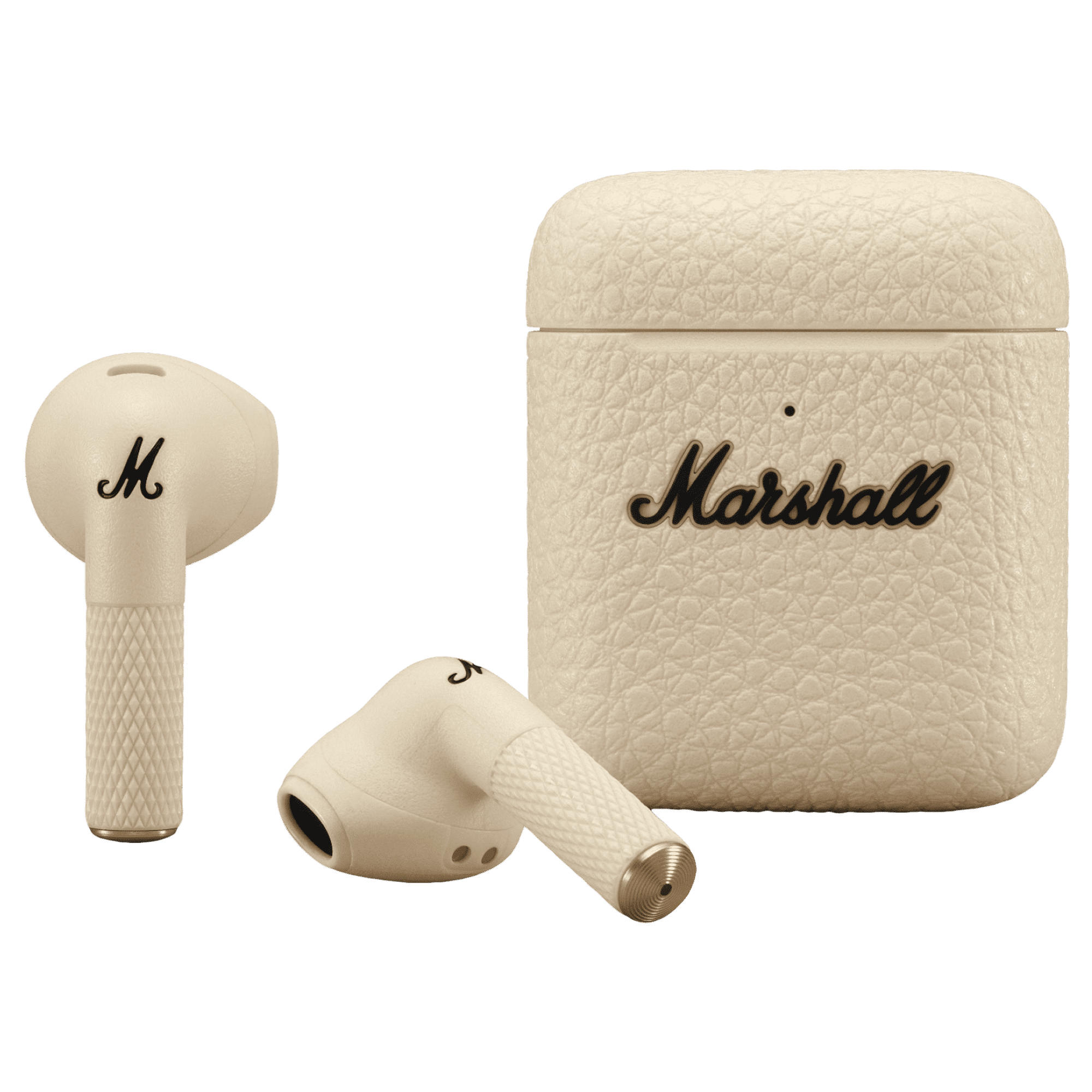 Marshall Minor III MS-MIN3BT TWS Earbuds (IPX4 Water Resistant, 25 Hours Playback, Cream) Marshall Minor III MS-MIN3BT TWS Earbuds (IPX4 Water Resistant, 25 Hours Playback, Cream)_1