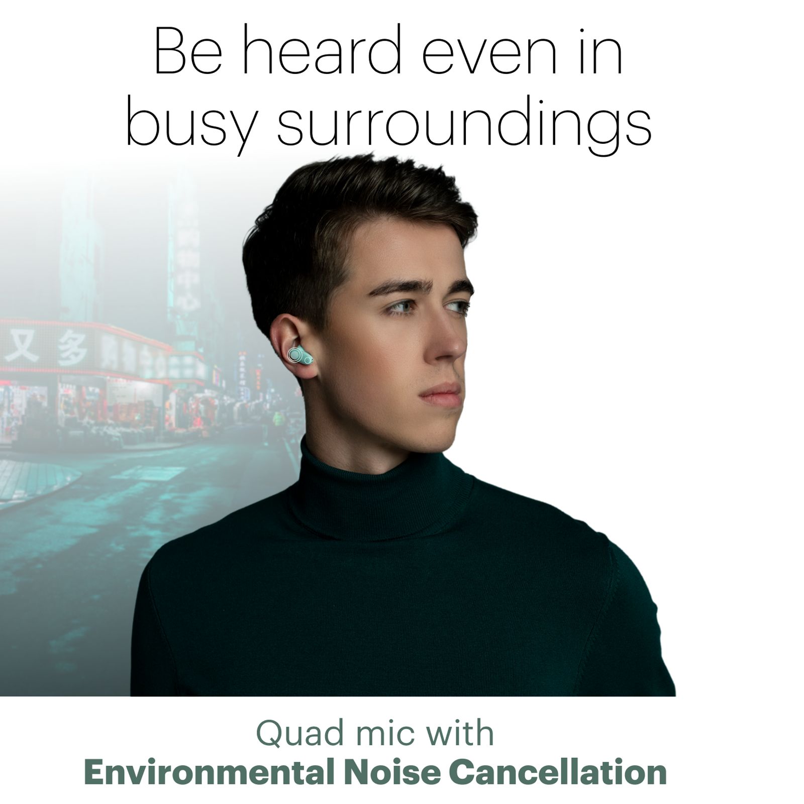 noise Buds Connect TWS Earbuds with Environmental Noise Cancellation (IPX5 Water Resistant, Hands Free Calling, Mint Green) noise Buds Connect TWS Earbuds with Environmental Noise Cancellation (IPX5 Water Resistant, Hands Free Calling, Mint Green)_4