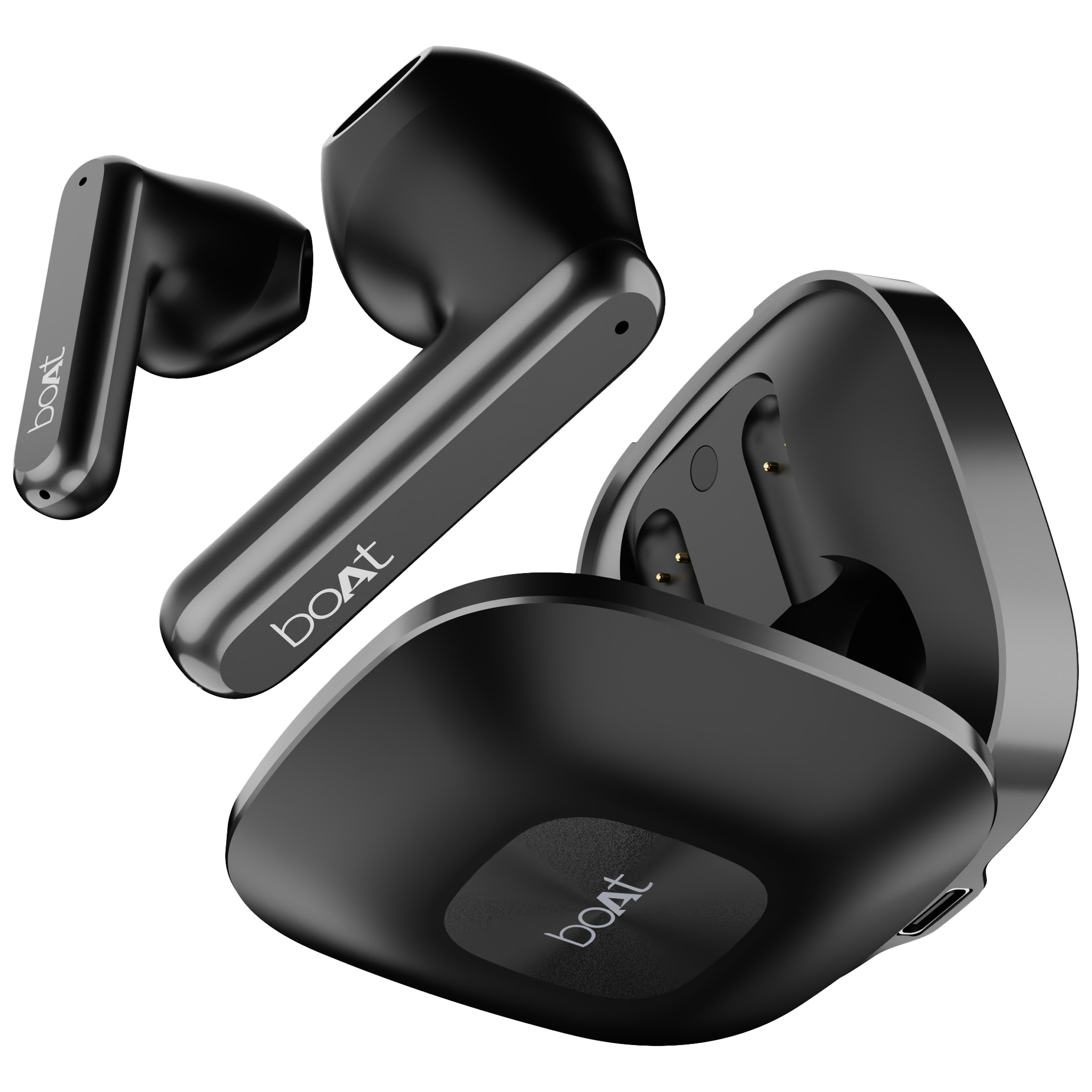 boAt Airdopes Genesis TWS Earbuds with Environmental Noise Cancellation (IPX5 Water Resistant, ASAP Charge, Active Black) boAt Airdopes Genesis TWS Earbuds with Environmental Noise Cancellation (IPX5 Water Resistant, ASAP Charge, Active Black)_1