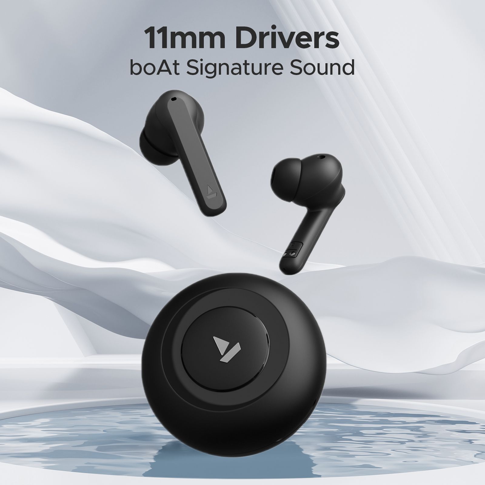 boAt Airdopes Sonik TWS Earbuds with Environmental Noise Cancellation (IPX4 Sweat and Splash Resistant, Dual EQ Modes, Thunder Black) boAt Airdopes Sonik TWS Earbuds with Environmental Noise Cancellation (IPX4 Sweat and Splash Resistant, Dual EQ Modes, Thunder Black)_7