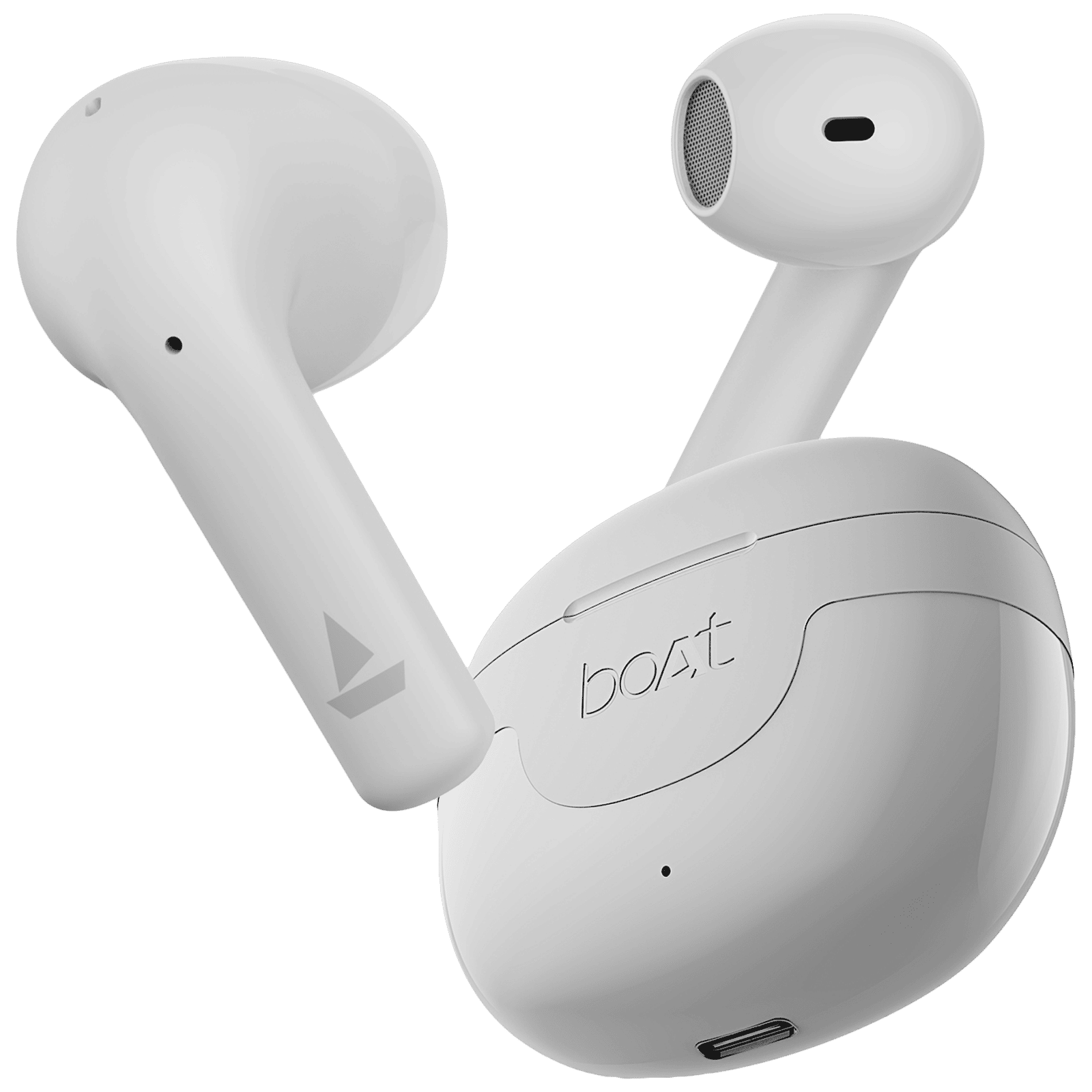 boAt Airdopes Hype TWS Earbuds with Environmental Noise Cancellation (IPX5 Water Resistant, ASAP Charge, Pearl White)_1