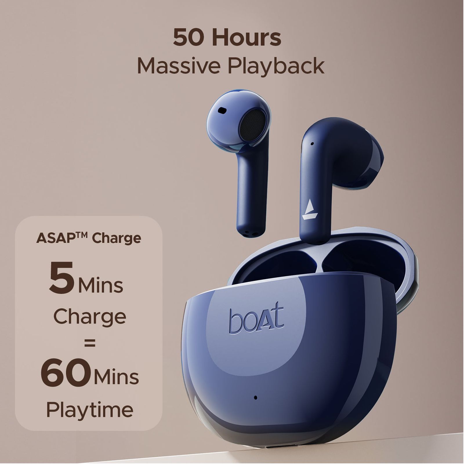 boAt Airdopes 125 TWS Earbuds with Environmental Noise Cancellation (IPX5 Water Resistant, ASAP Charge, Interstellar Blue) boAt Airdopes 125 TWS Earbuds with Environmental Noise Cancellation (IPX5 Water Resistant, ASAP Charge, Interstellar Blue)_2