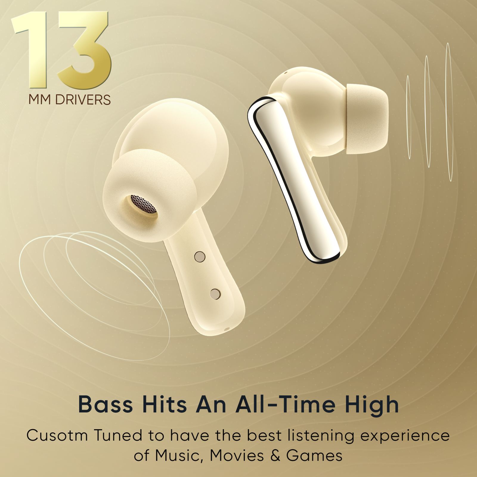 MIVI DuoPods T80 TWS Earbuds with Environmental Noise Cancellation (IPX4 Water Resistant, 13mm Bass Drivers, Ivory) MIVI DuoPods T80 TWS Earbuds with Environmental Noise Cancellation (IPX4 Water Resistant, 13mm Bass Drivers, Ivory)_3