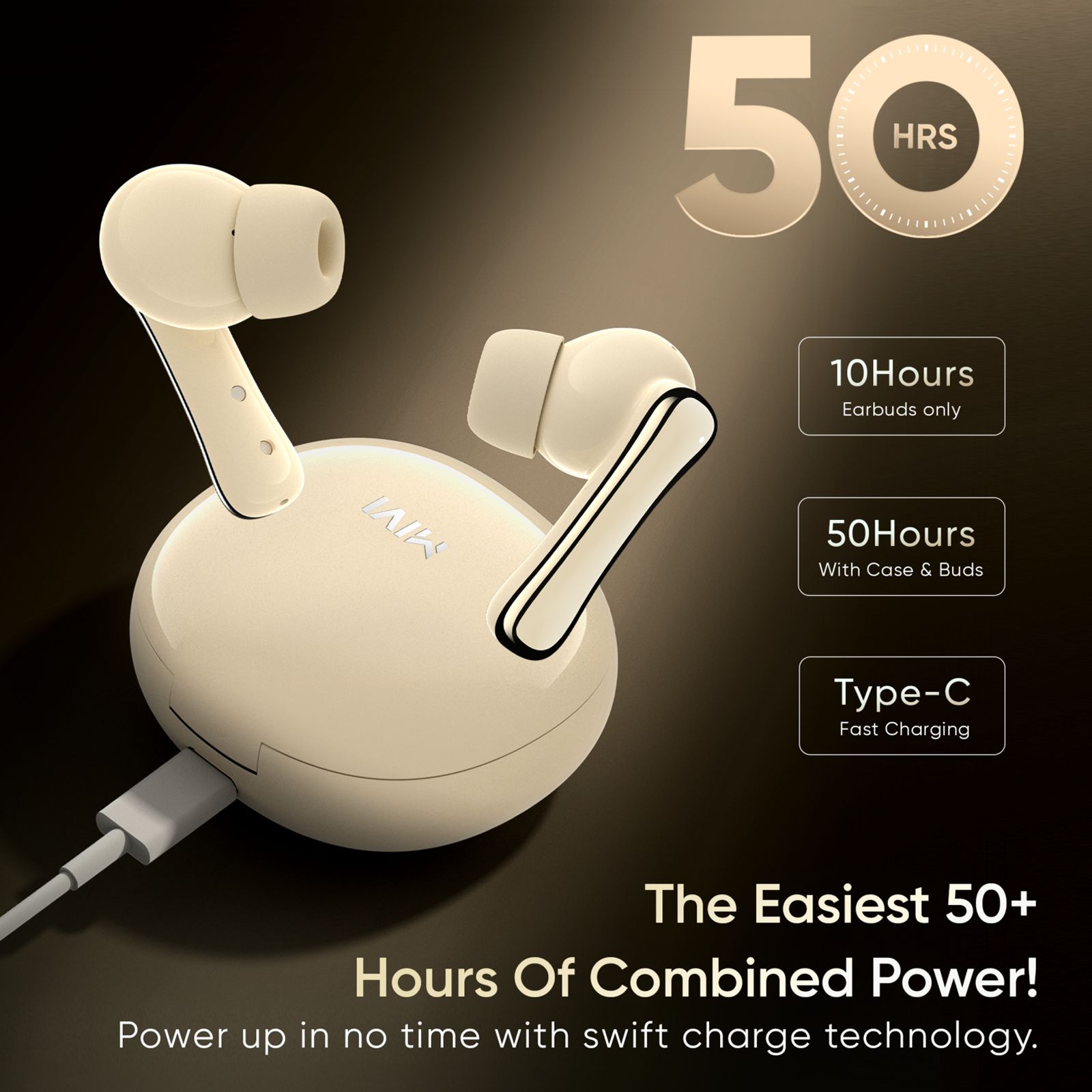 MIVI DuoPods T80 TWS Earbuds with Environmental Noise Cancellation (IPX4 Water Resistant, 13mm Bass Drivers, Ivory) MIVI DuoPods T80 TWS Earbuds with Environmental Noise Cancellation (IPX4 Water Resistant, 13mm Bass Drivers, Ivory)_4