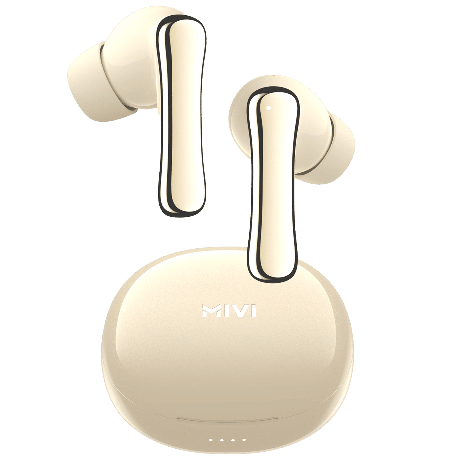 MIVI DuoPods T80 TWS Earbuds with Environmental Noise Cancellation (IPX4 Water Resistant, 13mm Bass Drivers, Ivory) MIVI DuoPods T80 TWS Earbuds with Environmental Noise Cancellation (IPX4 Water Resistant, 13mm Bass Drivers, Ivory)_1