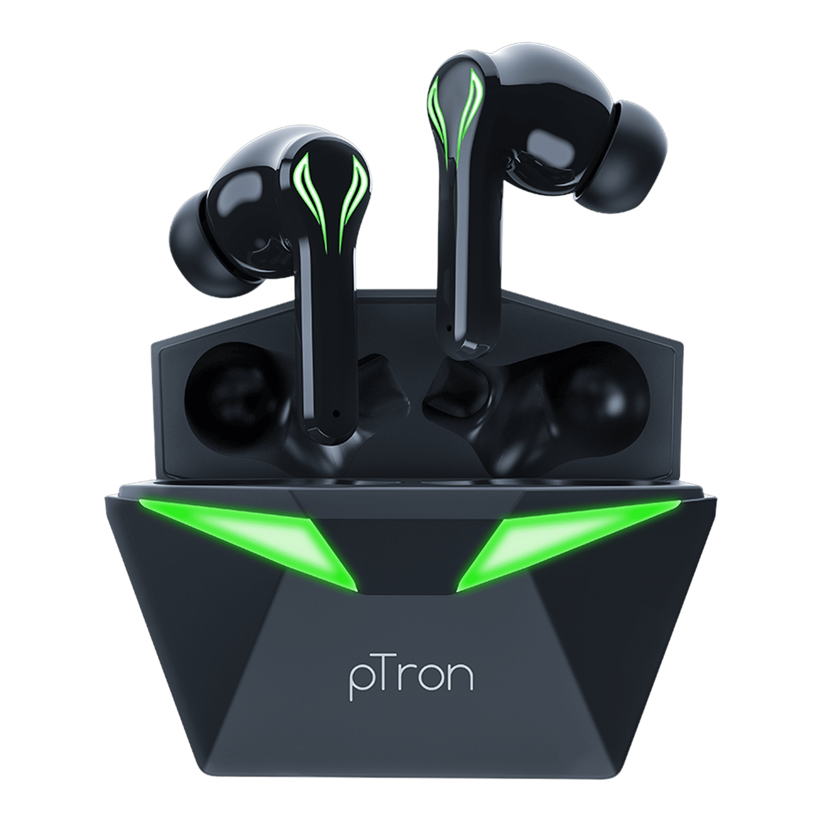 pTron Basspods Quest TWS Earbuds with Passive Noise Cancellation (IPX4 Water Resistant, 13mm Dynamic Drivers, Black) pTron Basspods Quest TWS Earbuds with Passive Noise Cancellation (IPX4 Water Resistant, 13mm Dynamic Drivers, Black)_1