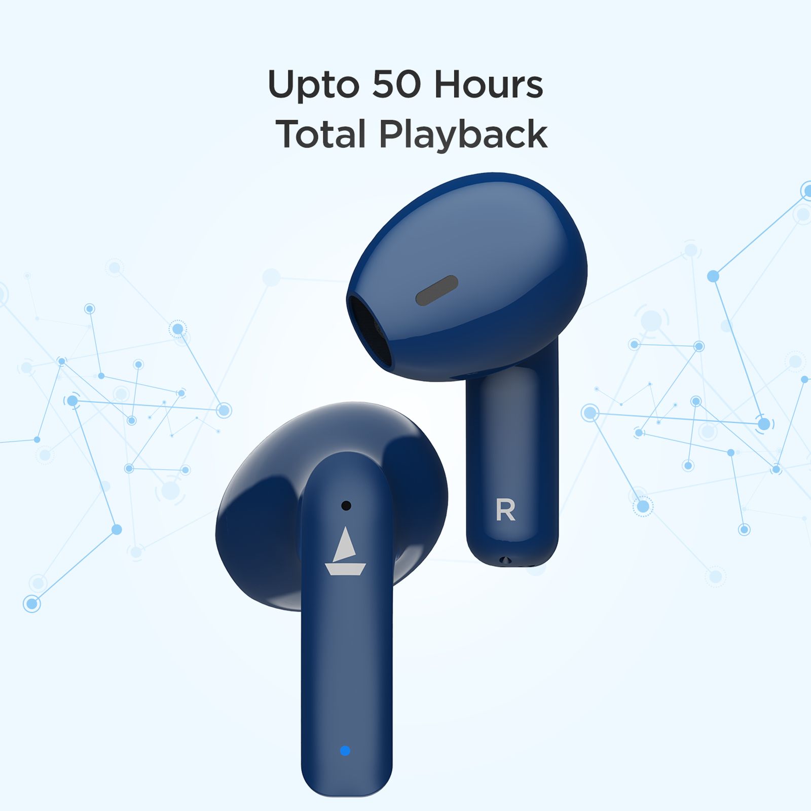 boAt Airdopes 100 TWS Earbuds with Environmental Noise Cancellation (IPX4 Water Resistant, ASAP Charge, Sapphire Blue) boAt Airdopes 100 TWS Earbuds with Environmental Noise Cancellation (IPX4 Water Resistant, ASAP Charge, Sapphire Blue)_11