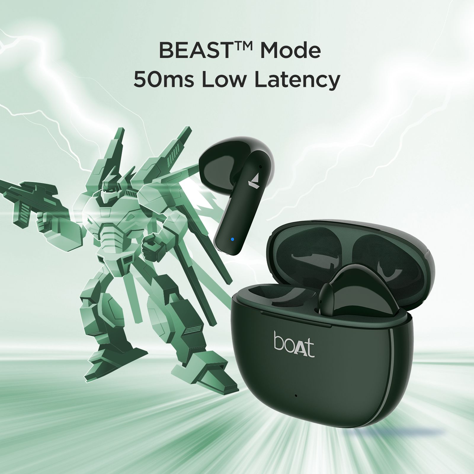 boAt Airdopes 100 TWS Earbuds (IPX4 Water Resistant, ASAP Charge, Emerald Green) boAt Airdopes 100 TWS Earbuds (IPX4 Water Resistant, ASAP Charge, Emerald Green)_8