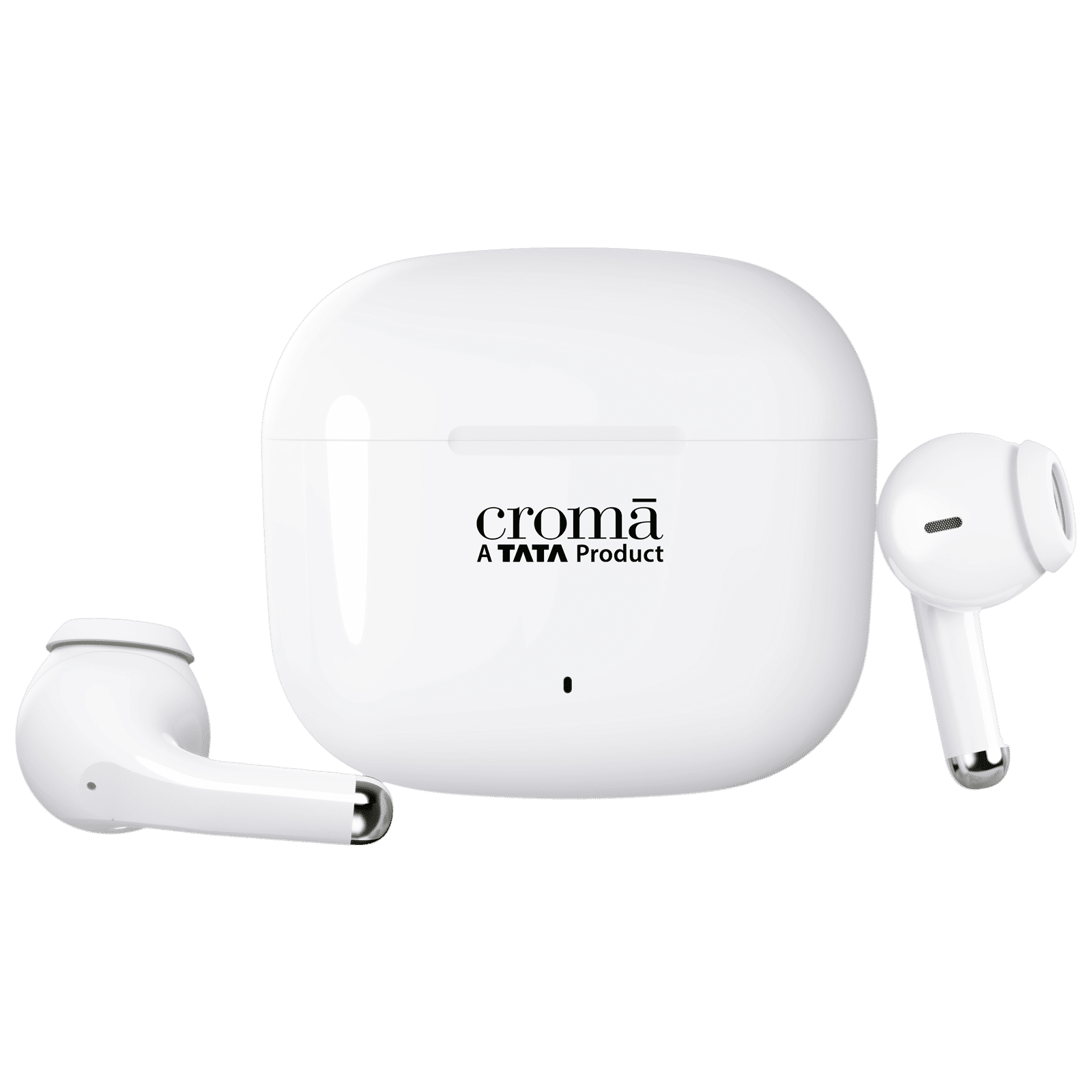 Croma IN 101 TWS Earbuds with Passive Noise Cancellation (IPX4 Water Resistant, 28 Hours Playback White)_10