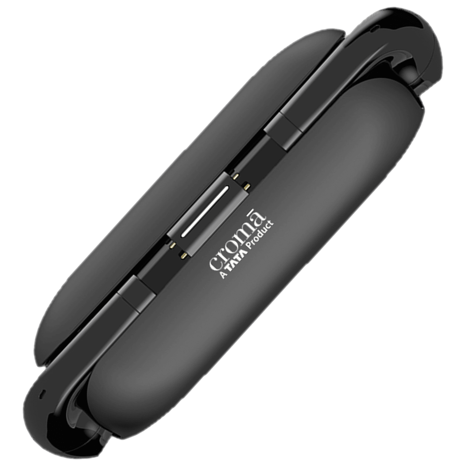 Croma Sliding TWS Earbuds with Passive Noise Cancellation (IPX4 Waterproof, 30 Hours Playback Time, Black)_4