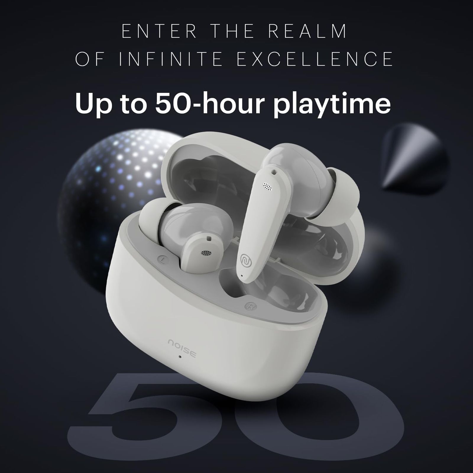 noise Buds VS106 TWS Earbuds with Environmental Noise Cancellation (IPX5 Water Resistant, Instacharge, Cloud White)_4