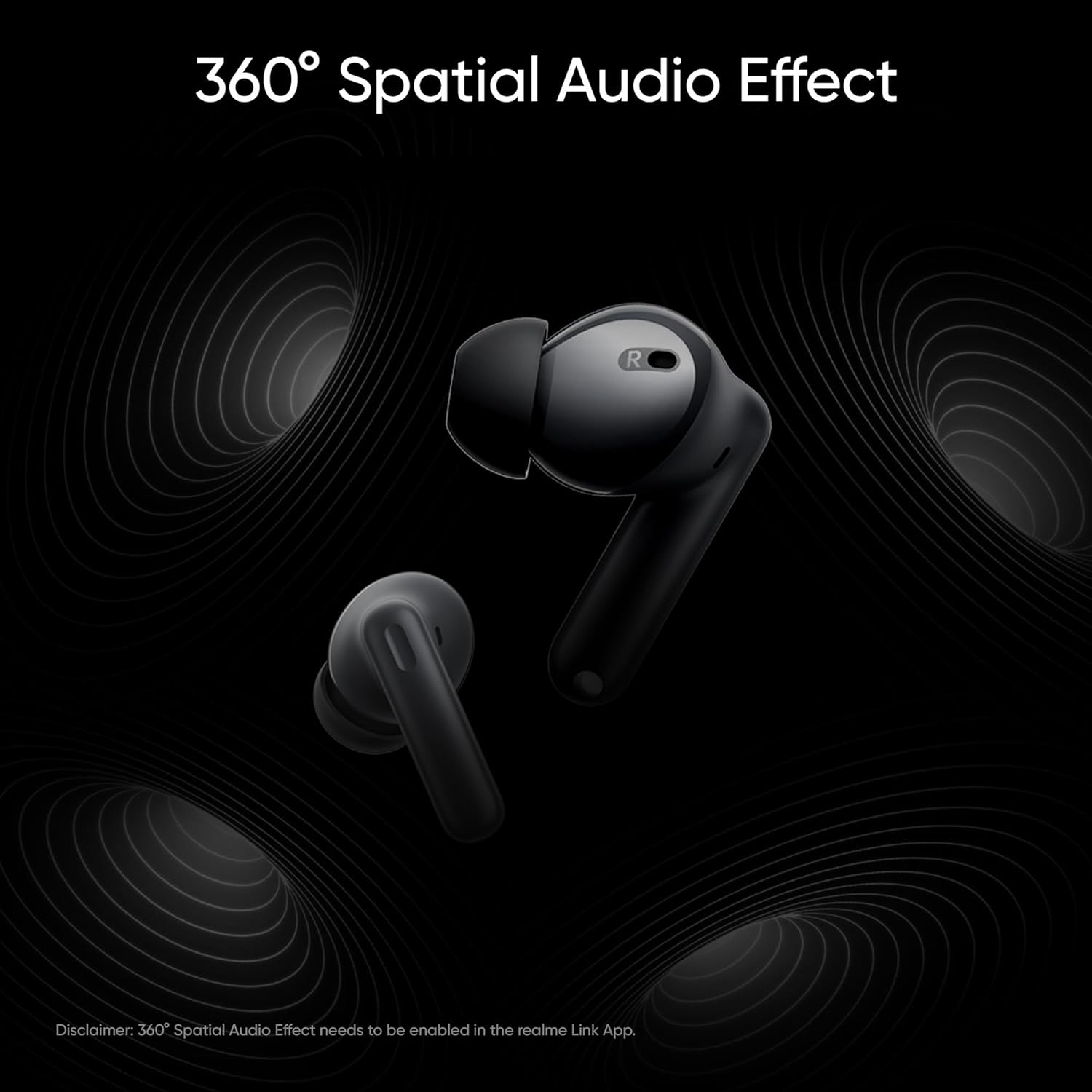 realme Buds T300 TWS Earbuds with Active Noise Cancellation (IP55 Water Resistant, 40 Hours Playback, Stylish Black) realme Buds T300 TWS Earbuds with Active Noise Cancellation (IP55 Water Resistant, 40 Hours Playback, Stylish Black)_9