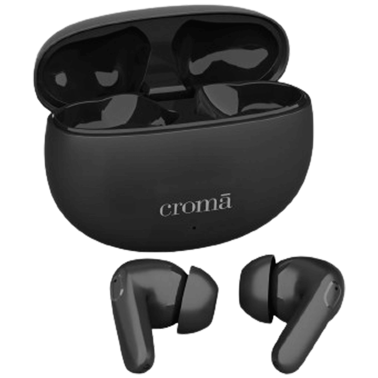 Croma CRSE045EPA030201 TWS Earbuds with Environmental Noise Cancellation (IPX4 Water Resistant, Siri & Google Voice Assistant, Black) Croma CRSE045EPA030201 TWS Earbuds with Environmental Noise Cancellation (IPX4 Water Resistant, Siri & Google Voice Assistant, Black)_4