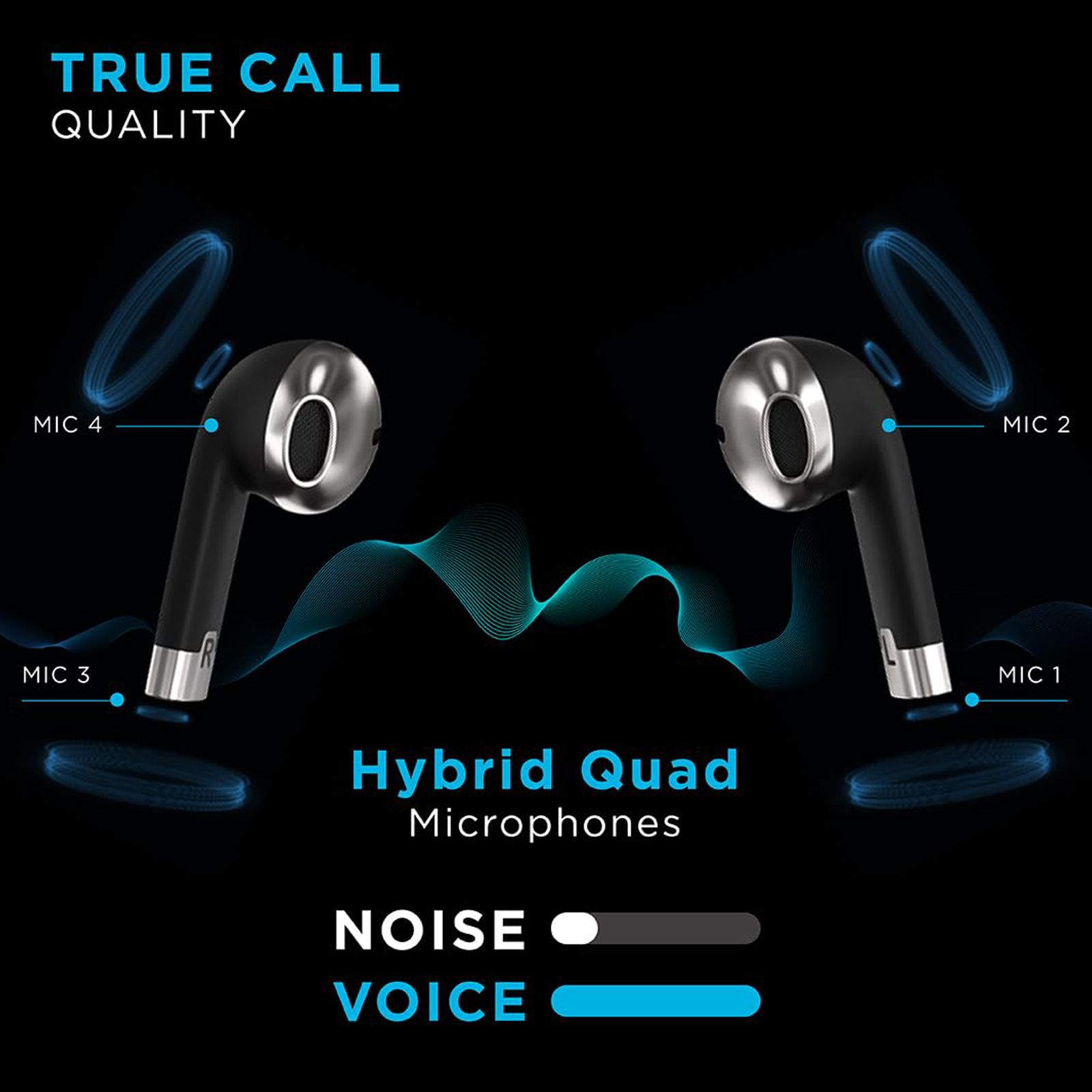 urbn Beat 800 Pro TWS Earbuds with Noise Isolation (IPX5 Water Resistant, Fast Charging, Black)_4