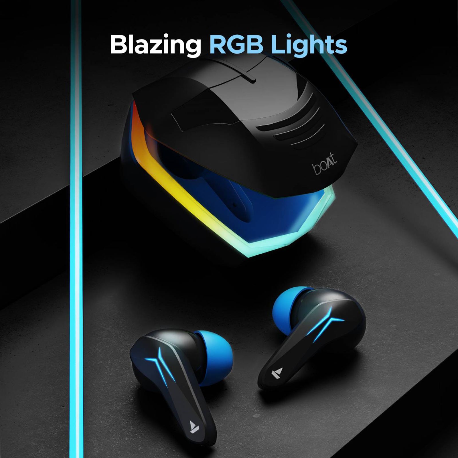 boAt Immortal 128 TWS Earbuds with Environmental Noise Cancellation (IPX4 Water & Sweat Resistant, ASAP Charge, Black Sabre) boAt Immortal 128 TWS Earbuds with Environmental Noise Cancellation (IPX4 Water & Sweat Resistant, ASAP Charge, Black Sabre)_6