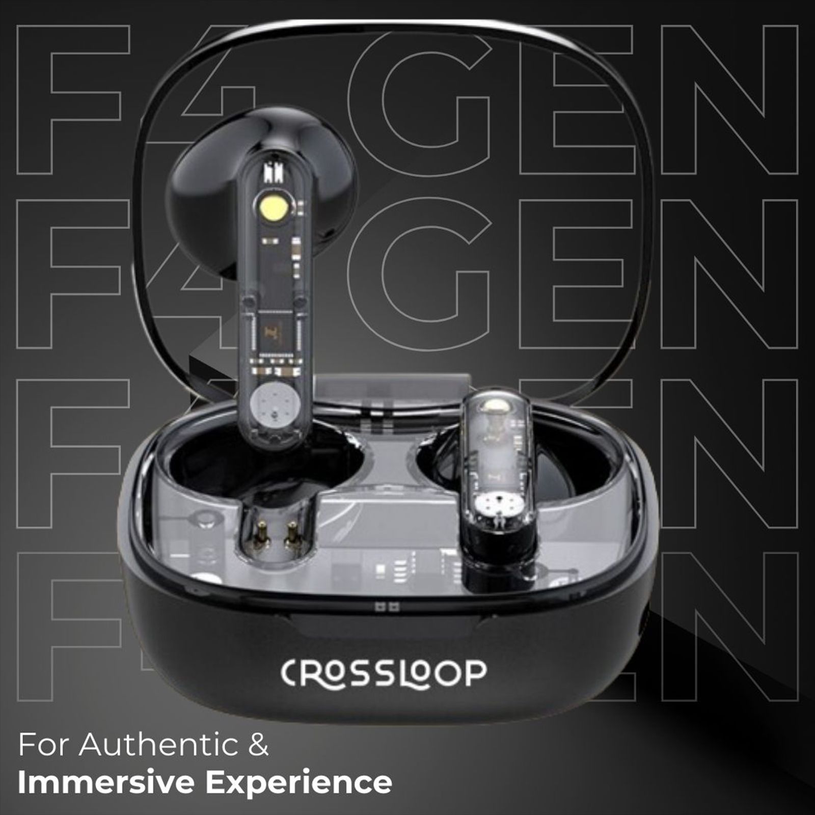 CROSSLOOP Gen 321 TWS Earbuds (10mm Driver, Black) CROSSLOOP Gen 321 TWS Earbuds (10mm Driver, Black)_3