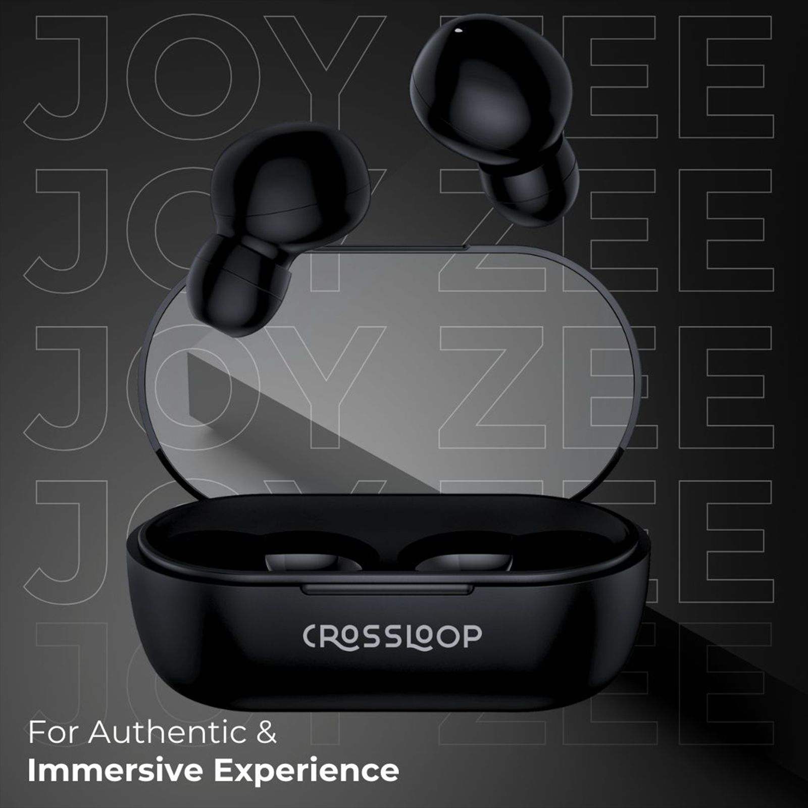 CROSSLOOP Joy Zee Gen 521 TWS Earbuds (IPX3 Sweat Resistant, Auto Pairing, Black) CROSSLOOP Joy Zee Gen 521 TWS Earbuds (IPX3 Sweat Resistant, Auto Pairing, Black)_3