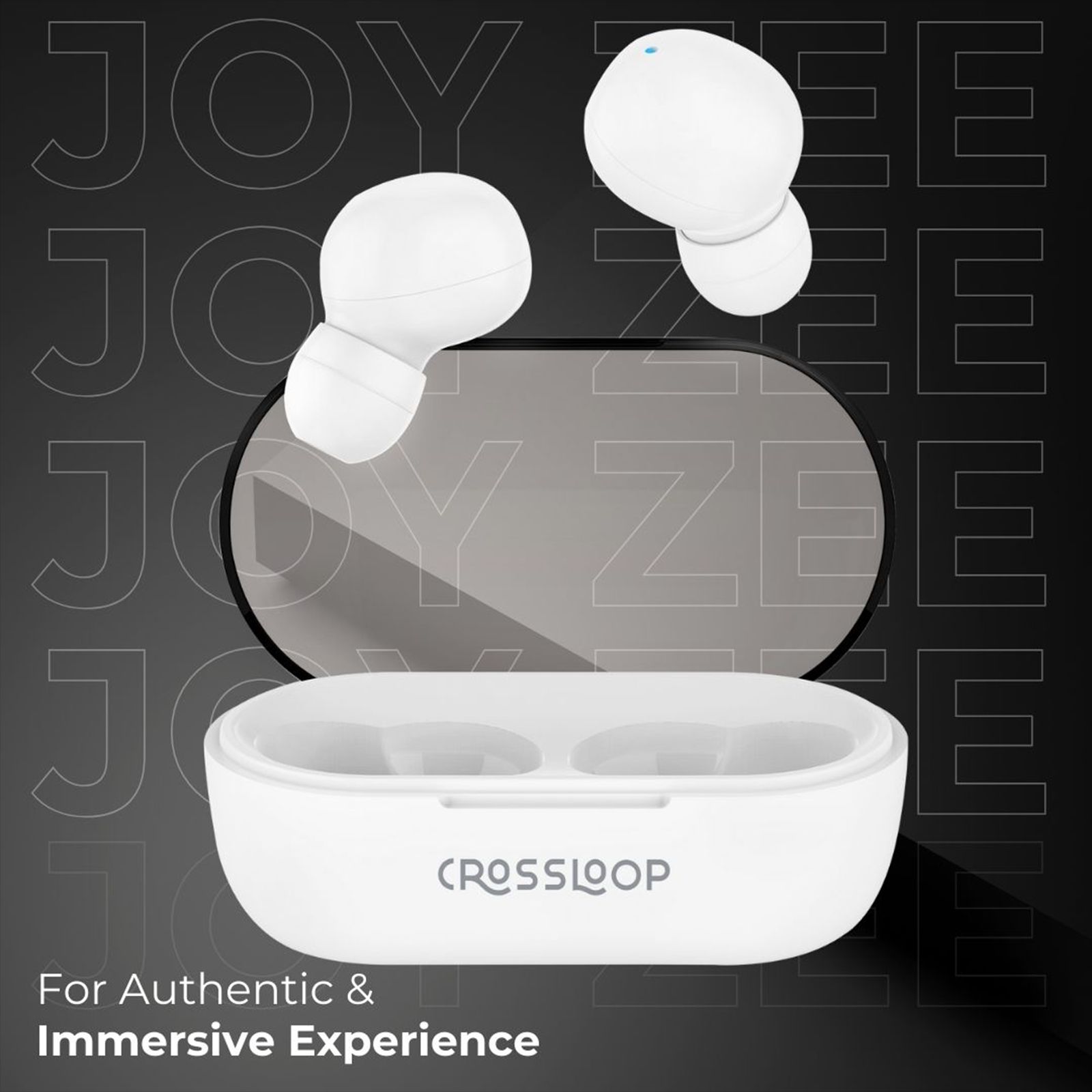 Buy CROSSLOOP Joy Zee Gen 521 TWS Earbuds (IPX3 Sweat Resistant, Auto ...