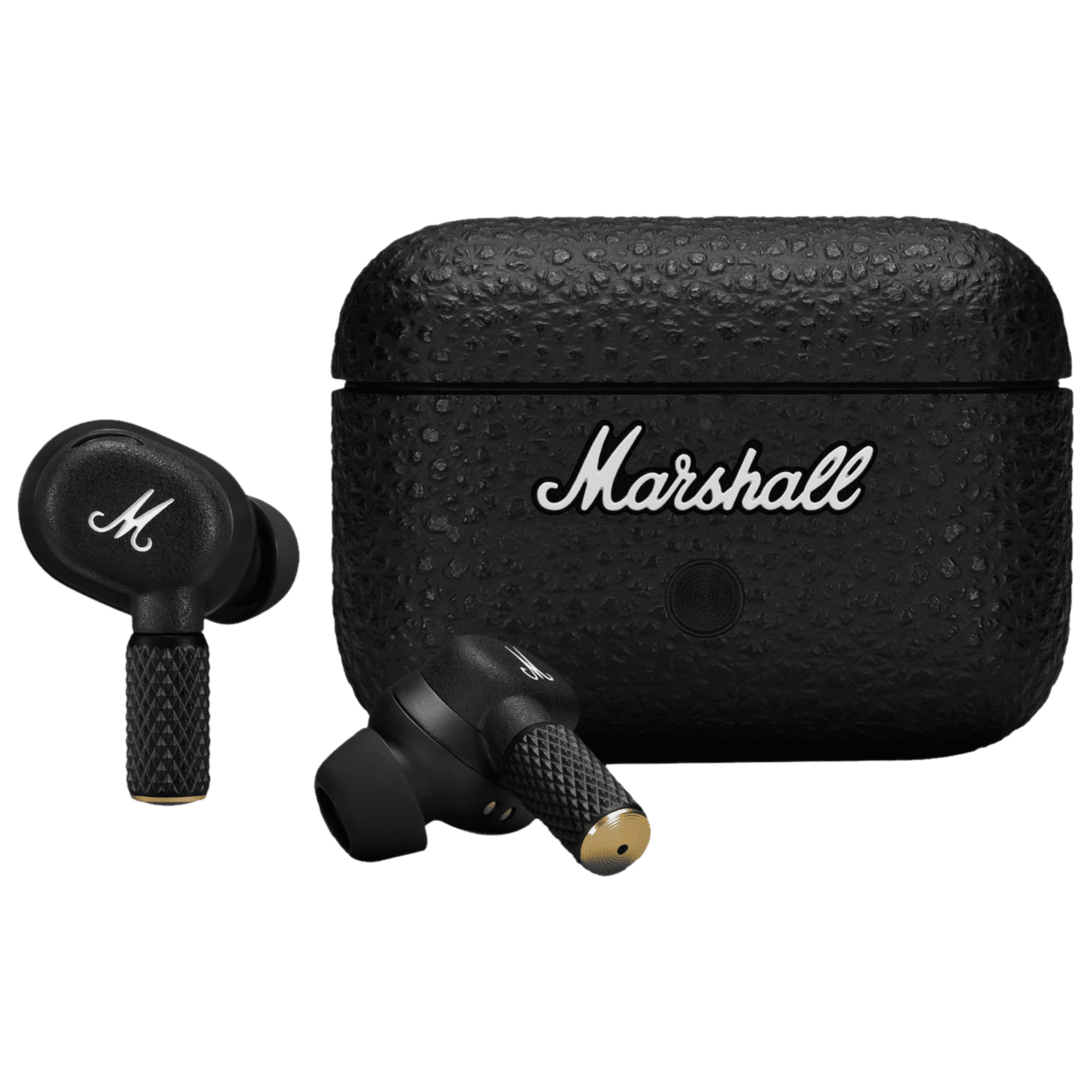 Marshall MOTIF II TWS Earbuds with Active Noise Cancellation (IPX5 Water Resistant, Wireless Charging, Black) Marshall MOTIF II TWS Earbuds with Active Noise Cancellation (IPX5 Water Resistant, Wireless Charging, Black)_1