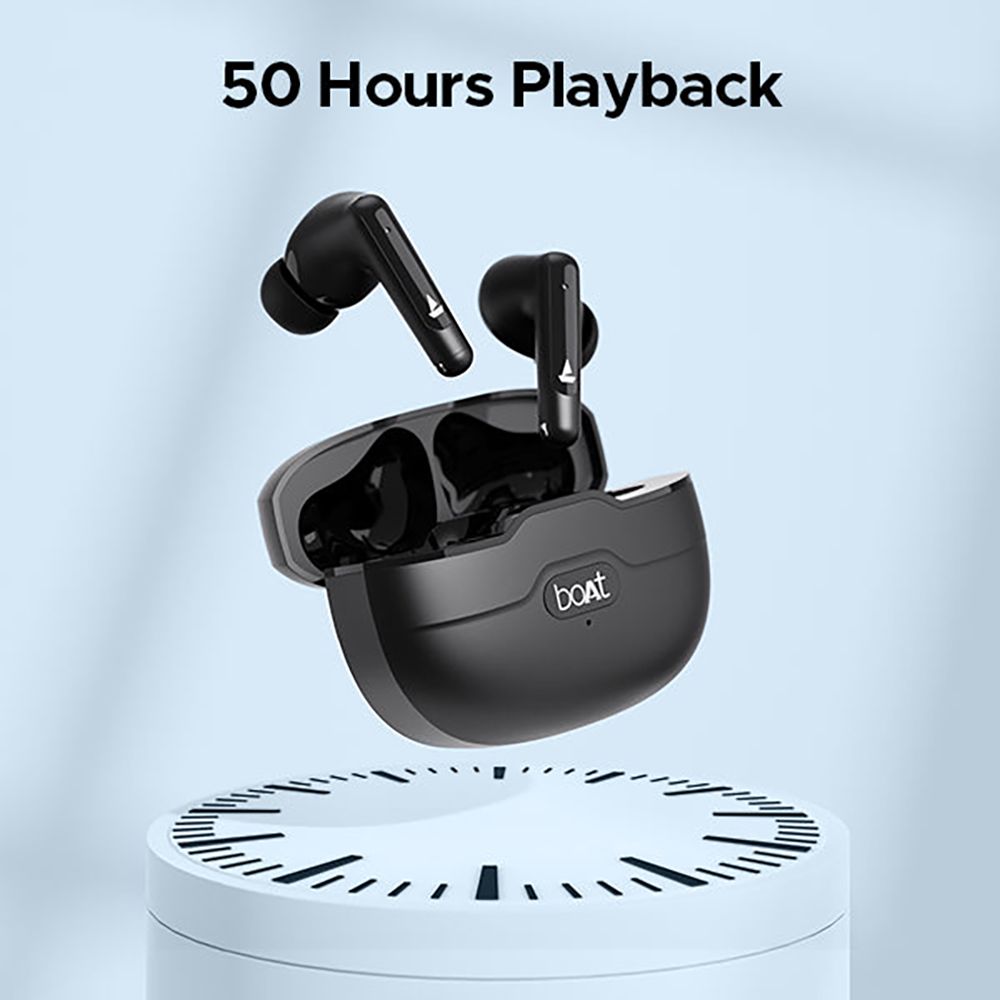 boAt Airdopes Unity TWS Earbuds with Active Noise Cancellation (IPX5 Sweat & Water Resistant, Asap Charge, Black)_5