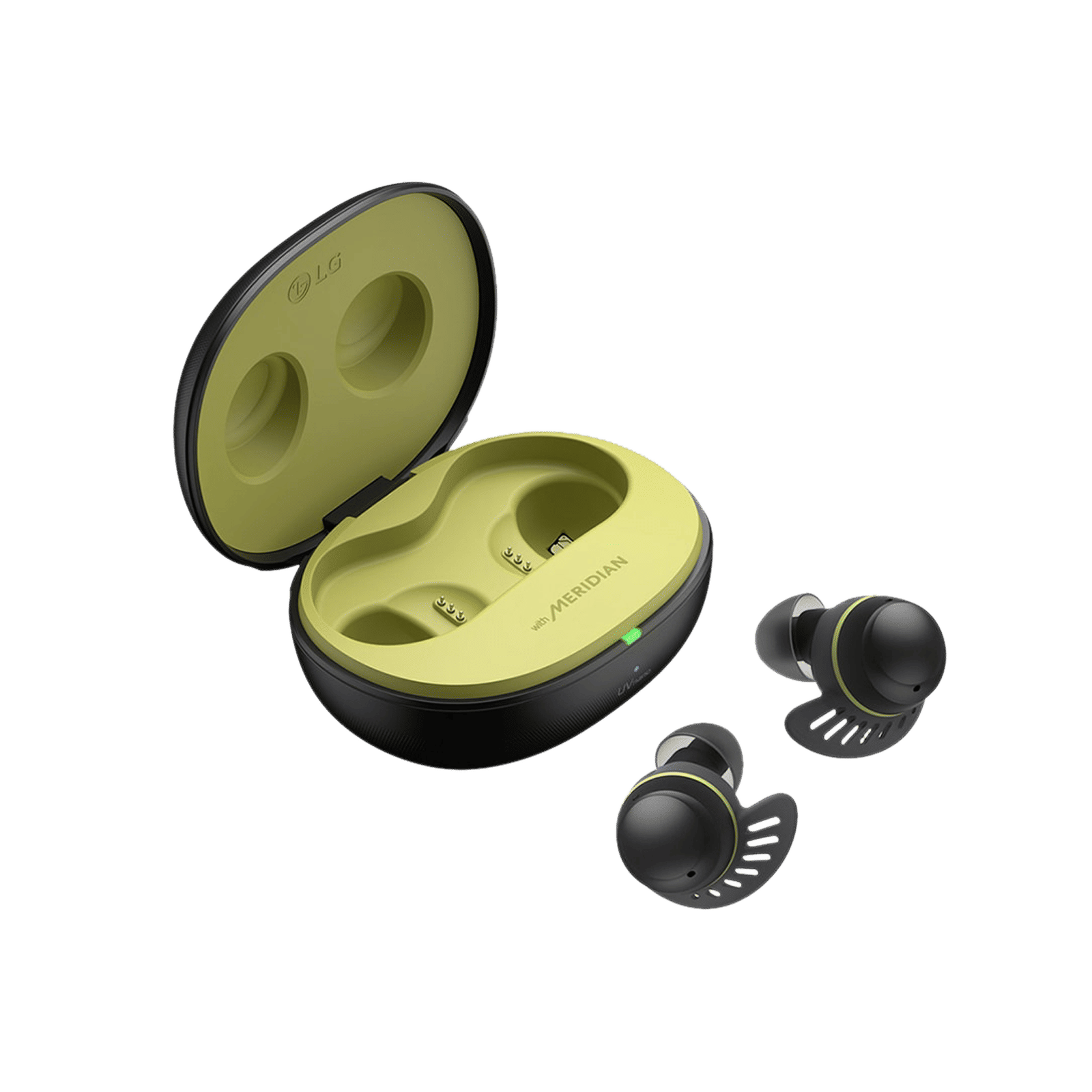 LG Tone Free Fit TONETF7Q TWS Earbuds with Active Noise Cancellation (IP67 Water Resistant, Bass Boost Technology, Black Lime) LG Tone Free Fit TONETF7Q TWS Earbuds with Active Noise Cancellation (IP67 Water Resistant, Bass Boost Technology, Black Lime)_13