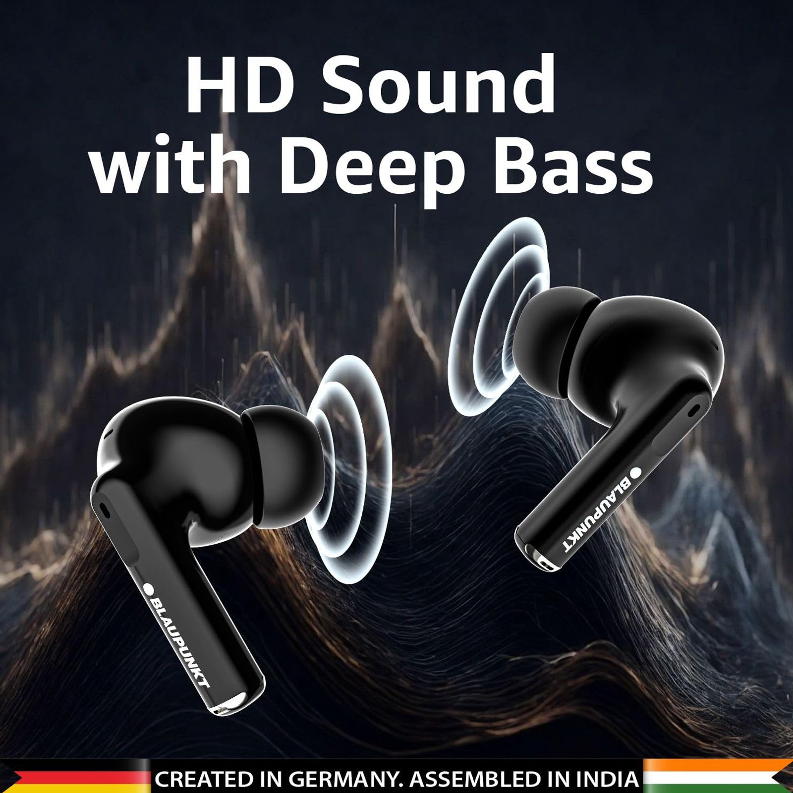 BLAUPUNKT BTW09 AIR TWS Earbuds (IPX4 Sweat & Water Resistant, Turbovolt Charging, Black)_6