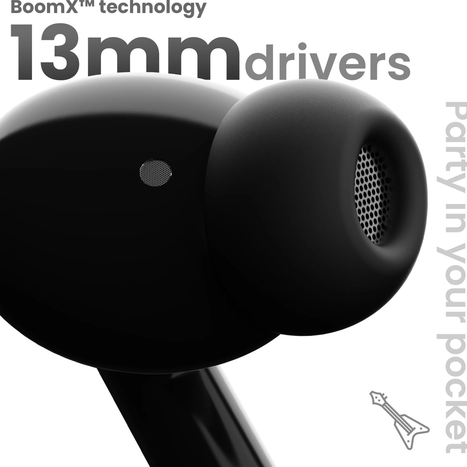 GOBOULT W20 TWS Earbuds with Environmental Noise Cancellation (IPX5 Water Resistant, Voice Assistant, Space Black)_8