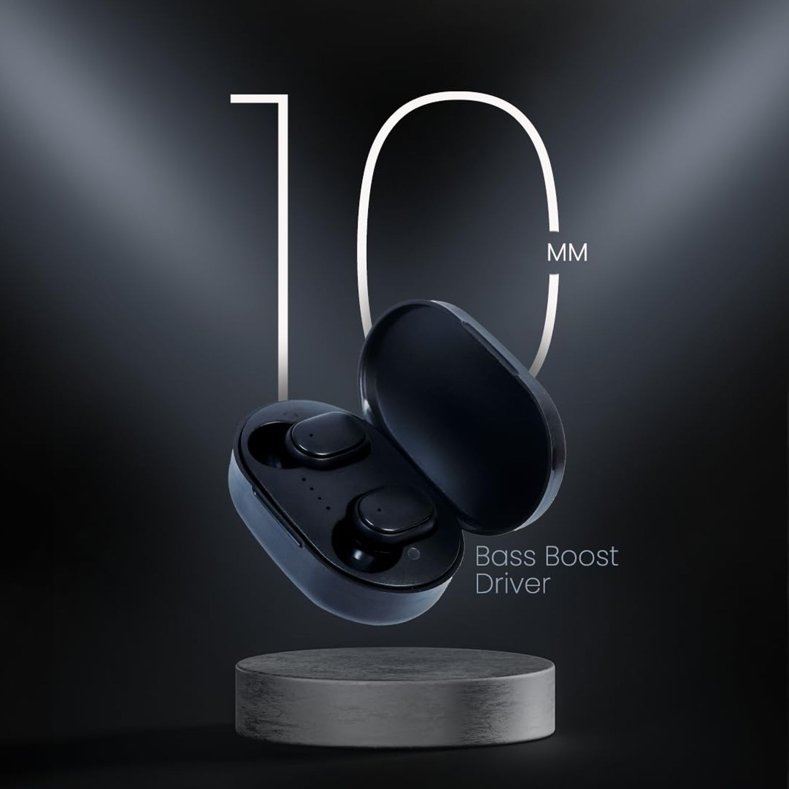 LUMIFORD Max T40 TWS Earbuds with Environmental Noise Cancellation (IPX4 Water Resistant, Fast Charging, Black)_6
