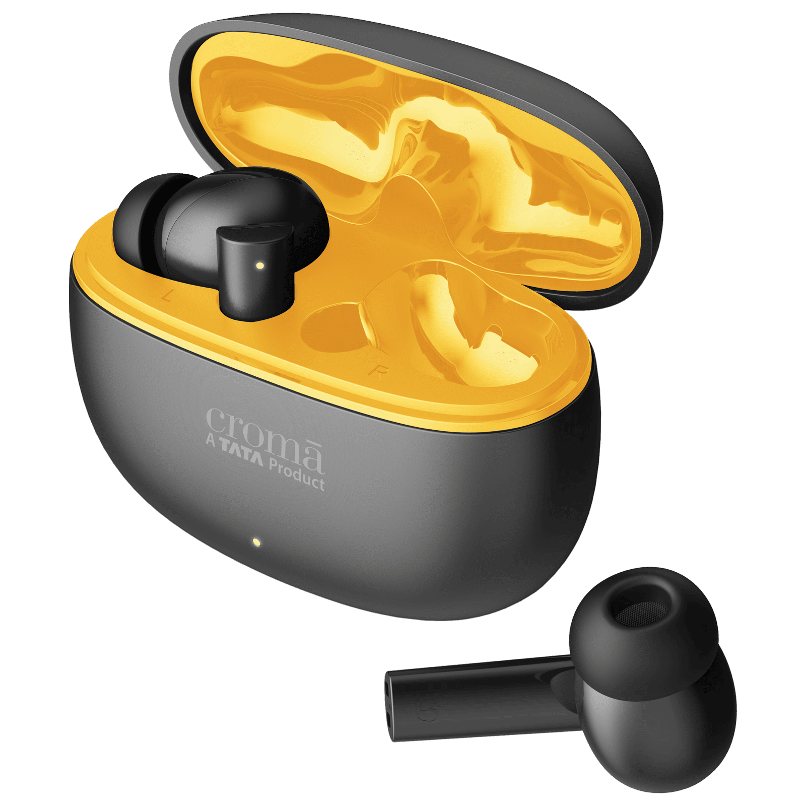 Croma IE 771 CRSE030EPA301506 TWS Earbuds with Environmental Noise Cancellation (IPX5 Water Resistant, 38 Hours Playback, Black) Croma IE 771 CRSE030EPA301506 TWS Earbuds with Environmental Noise Cancellation (IPX5 Water Resistant, 38 Hours Playback, Black)_11