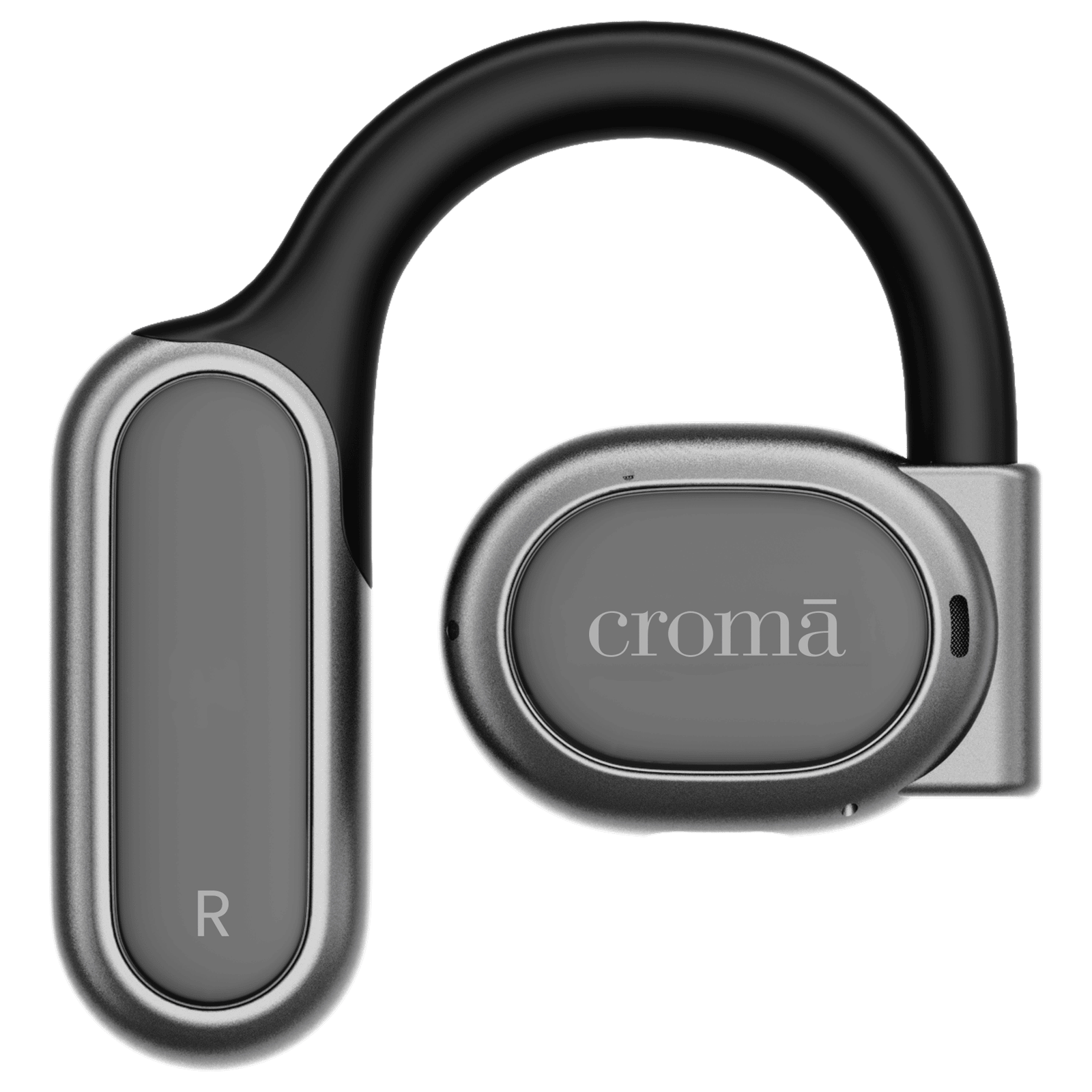 Croma TWS Earbuds (IPX4 Water & Sweat Resistant, Air conduction Technology, Black)_3