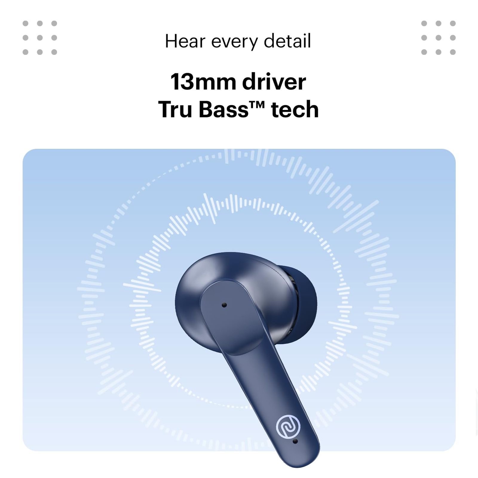 noise Buds VS104 TWS Earbuds with Environmental Noise Cancellation (IPX5 Water Resistant, Fast Charging, Midnight Blue)_7
